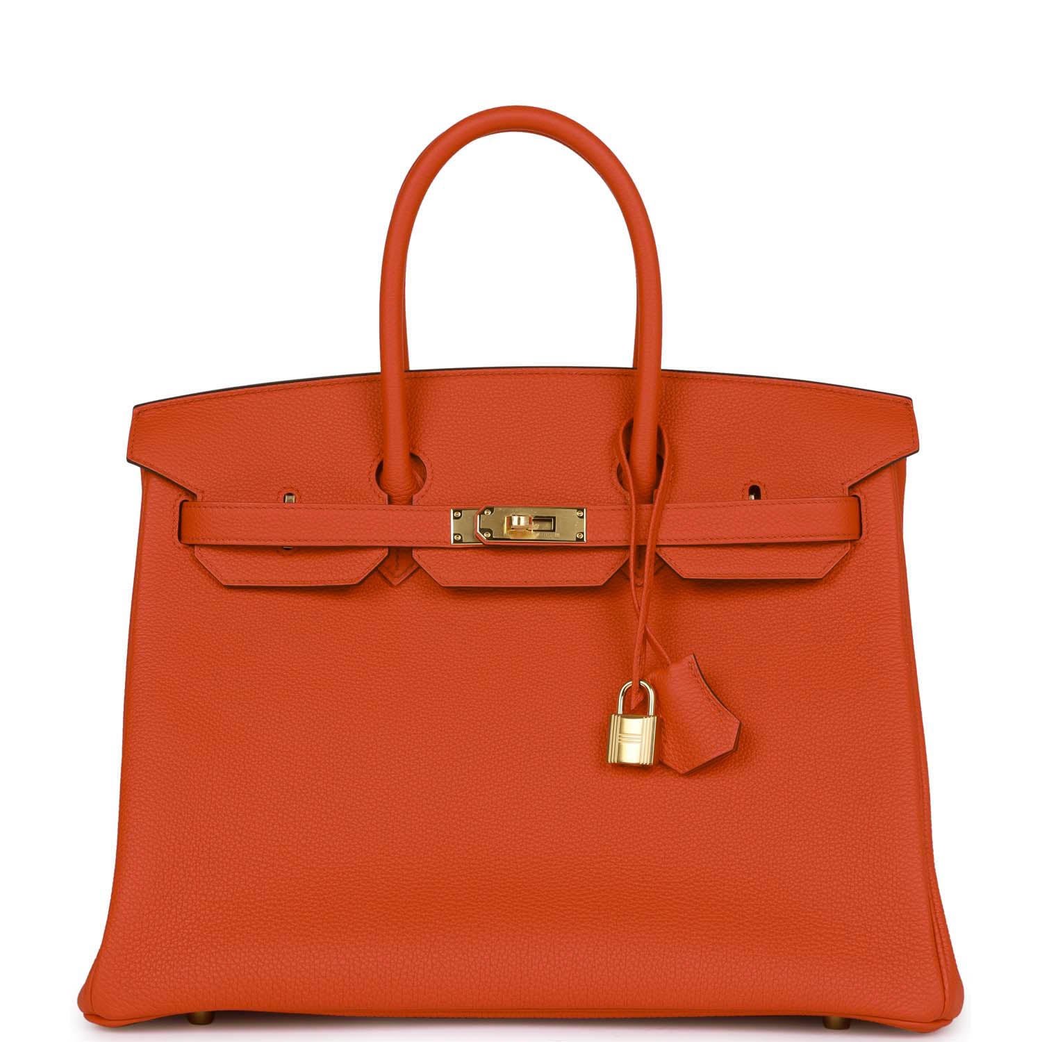 Hermes Special Order Hss Birkin Feu Togo Hardware Gold Travel Bag