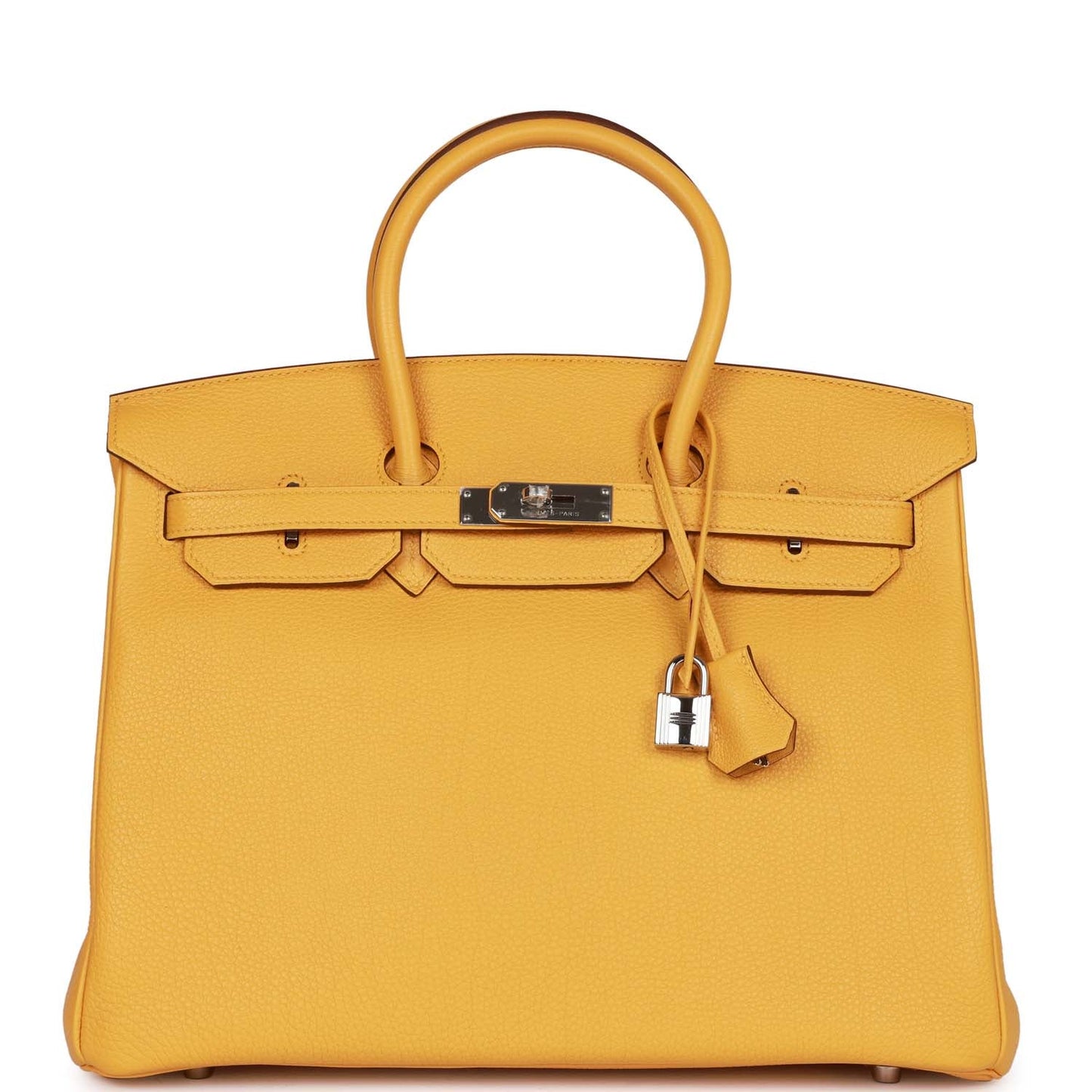 Hermes Birkin Soleil Togo Palladium Hardware Handbag Travel Bag