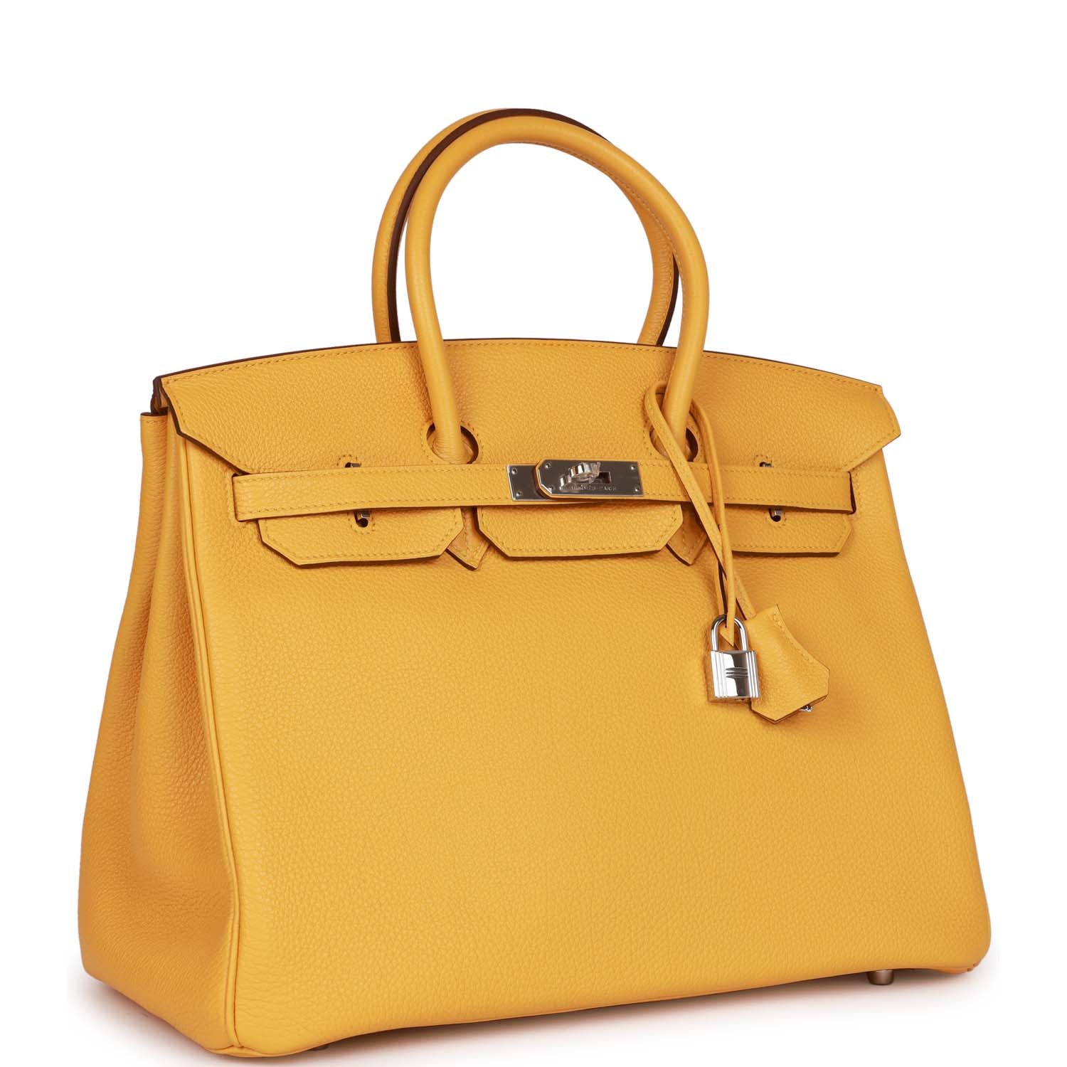 Hermes Birkin Soleil Togo Palladium Hardware Handbag Travel Bag