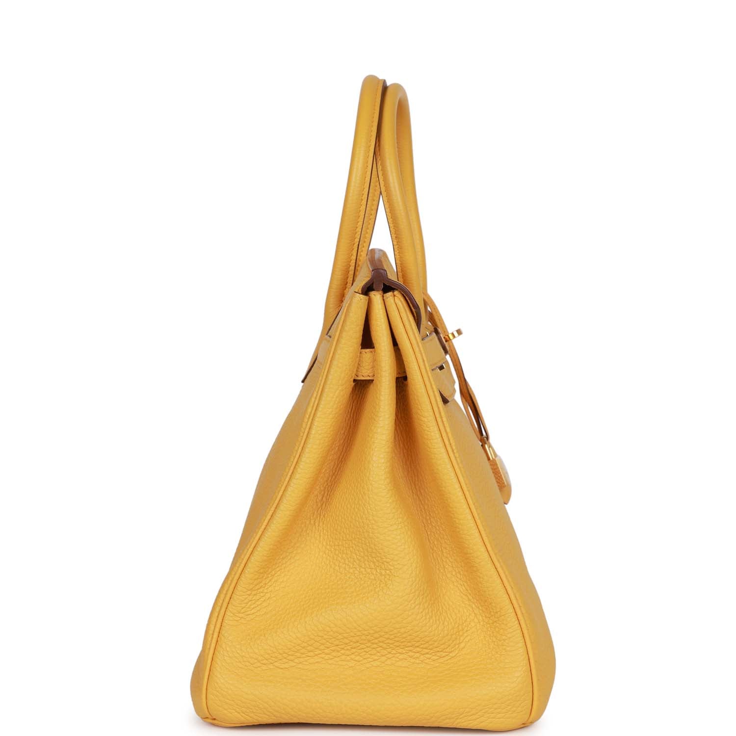 Hermes Birkin Soleil Togo Hardware Handbag Gold Travel Bag