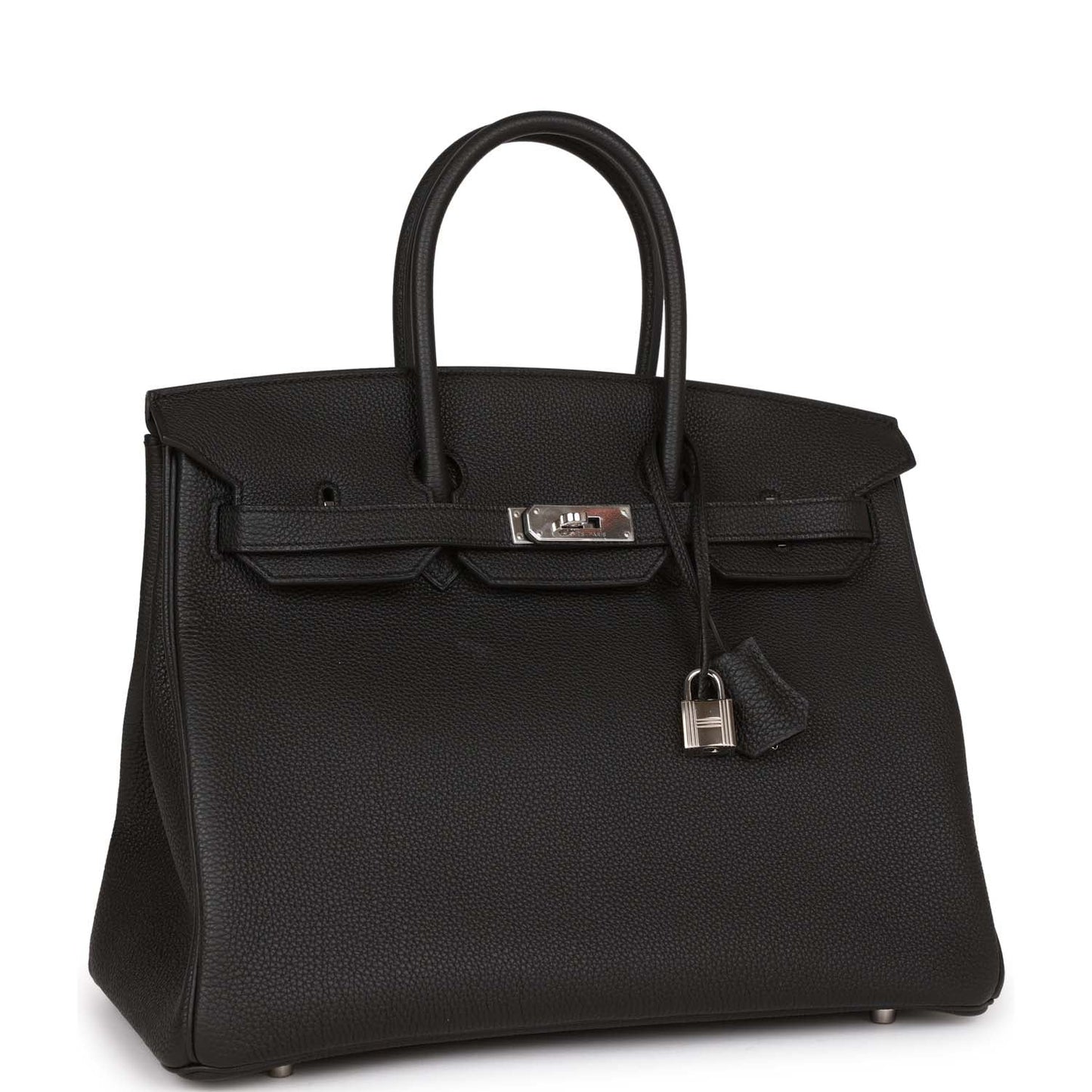 Hermes Birkin Togo Palladium Hardware Handbag Black Travel Bag Hardware 15
