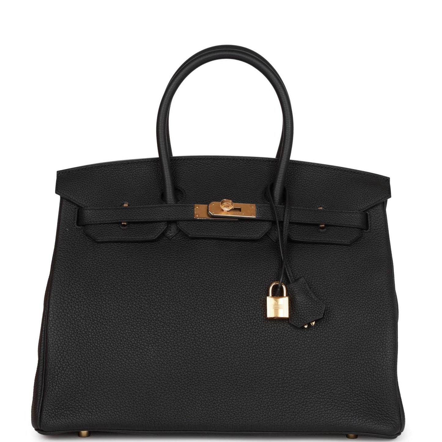 Hermes Birkin Togo Hardware Handbag Black Gold Travel Bag Hardware 20