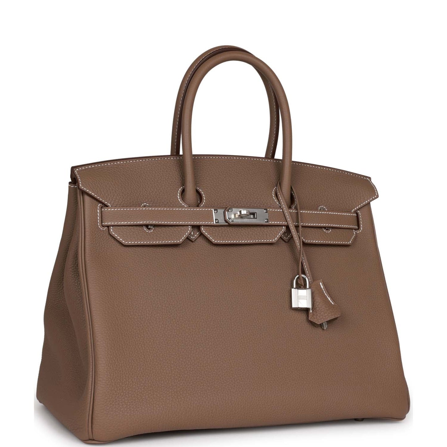 Hermes Birkin Etoupe Togo Palladium Hardware Handbag Travel Bag Palladium Hardware 4