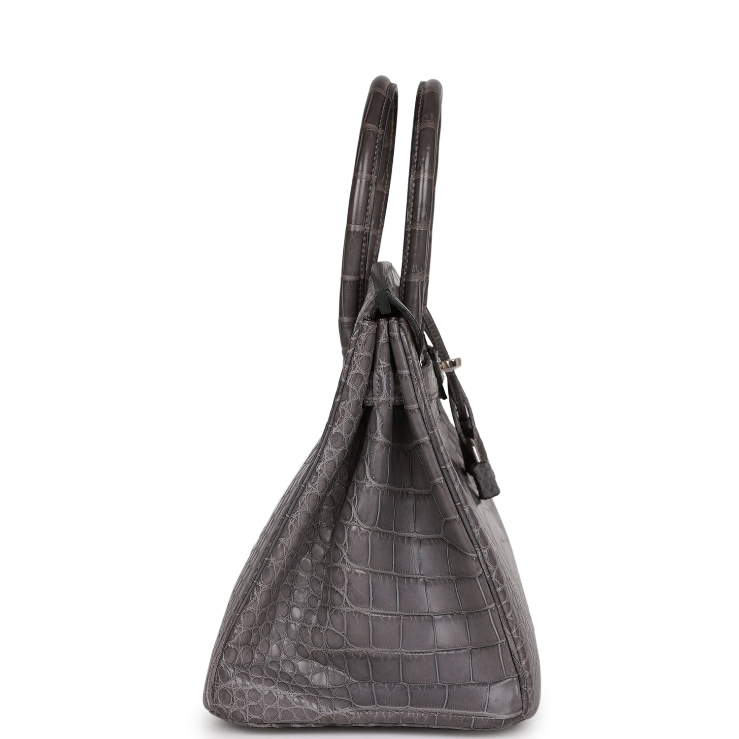 Hermes Top Quality Luxury Birkin Gris Paris Matte Travel Bag