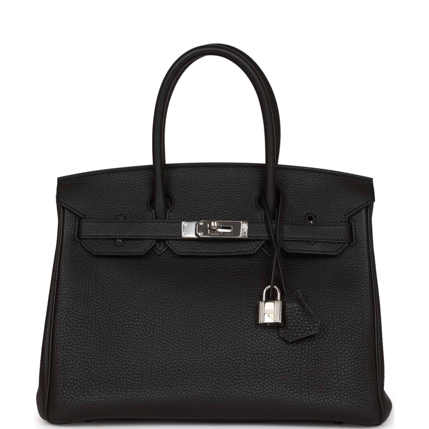 Hermes Birkin Togo Palladium Hardware Handbag Black Travel Bag Palladium Hardware 2