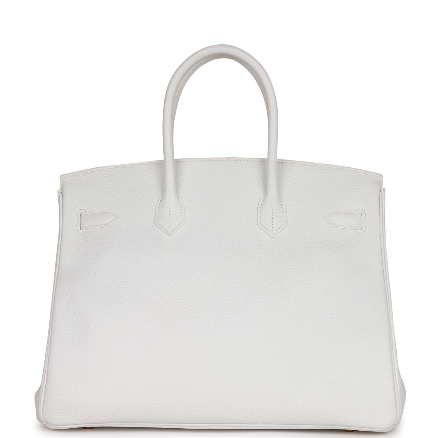Hermes Special Order Hss Birkin Clemence Hardware Handbag White Gold Travel Bag