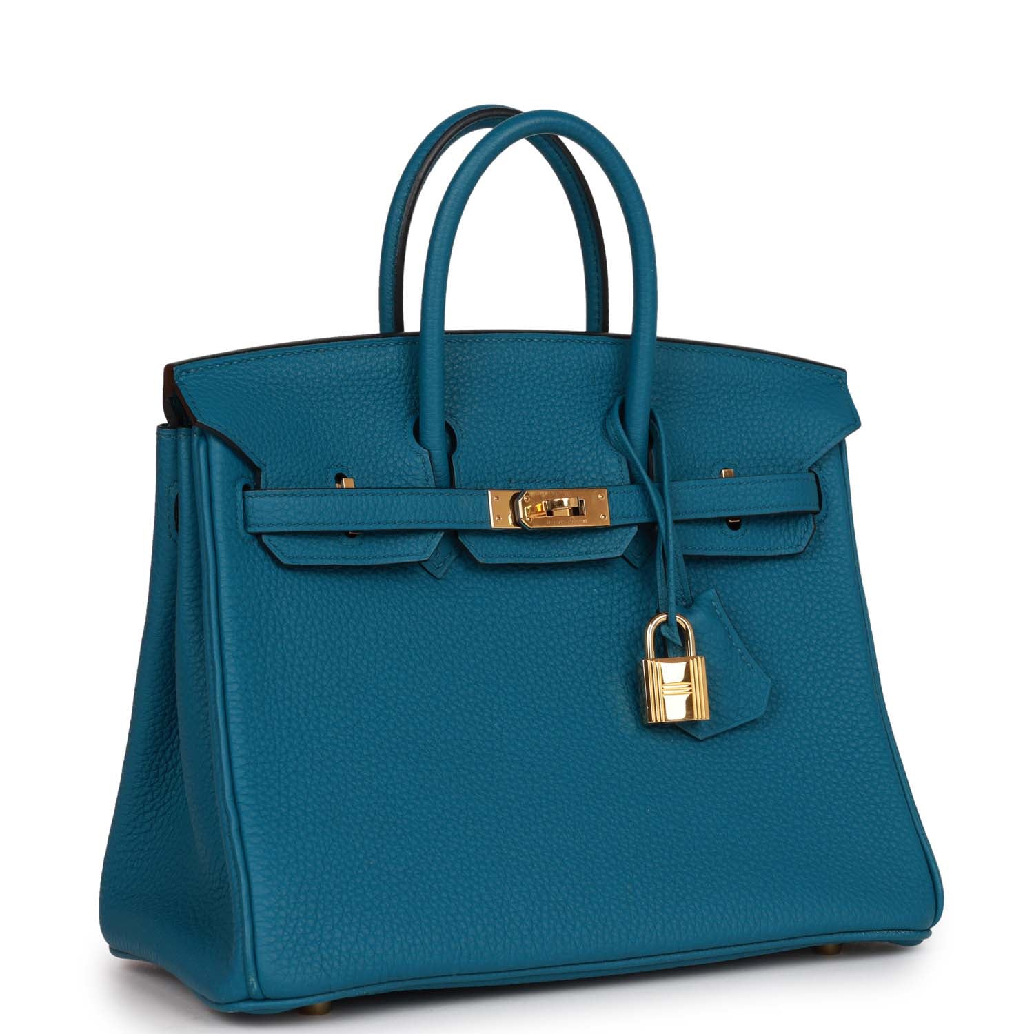 Hermes Birkin Colvert Togo Hardware Handbag Gold Travel Bag