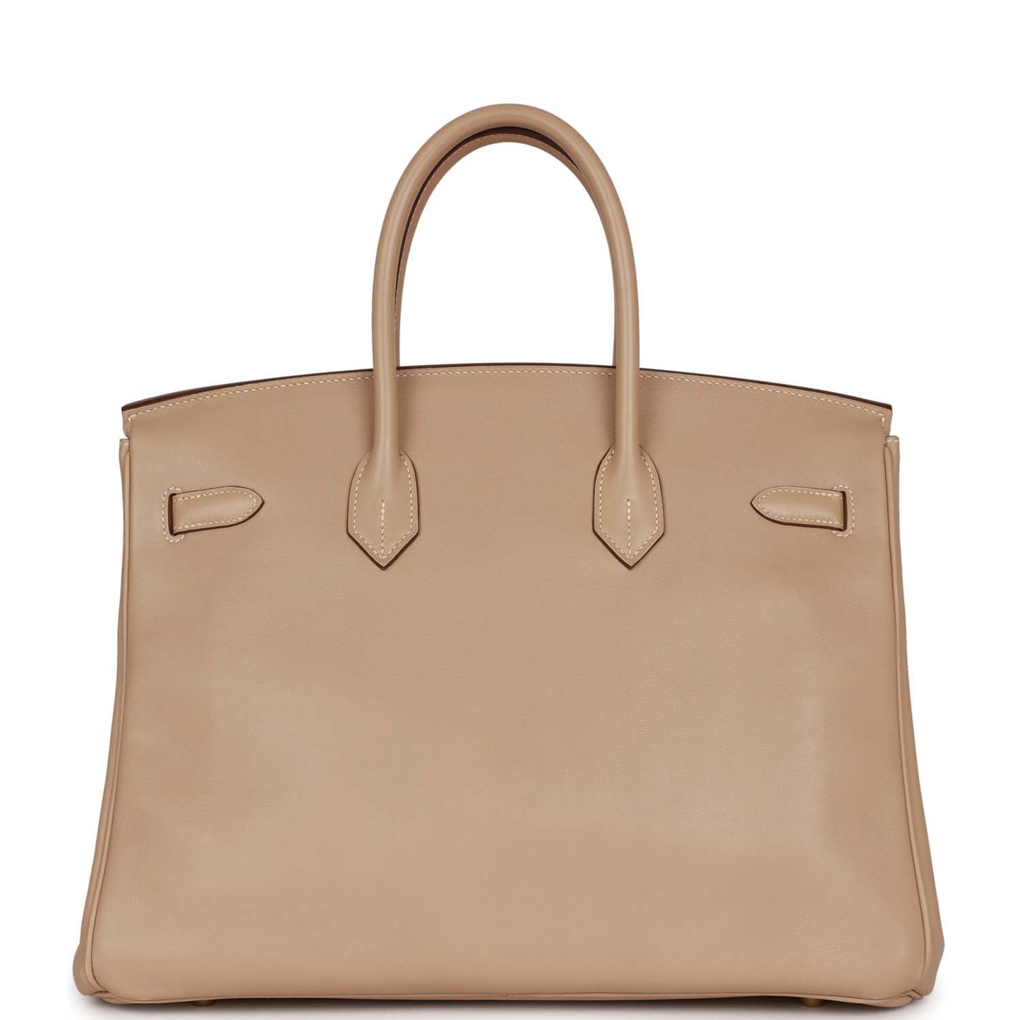 Hermes Top Quality Luxury Birkin Argile Swift Hardware Gold Travel Bag