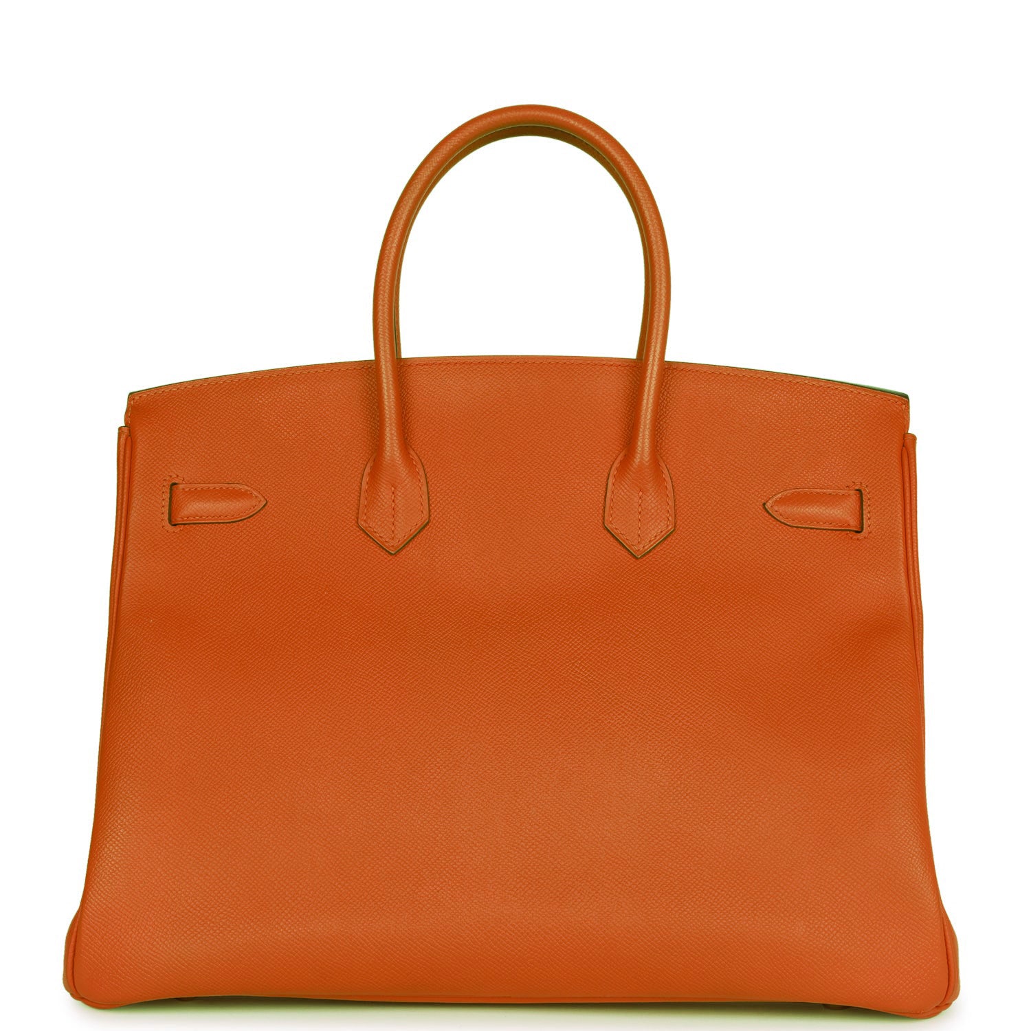 Hermes Top Quality Luxury Birkin Feu Epsom Hardware Gold Travel Bag