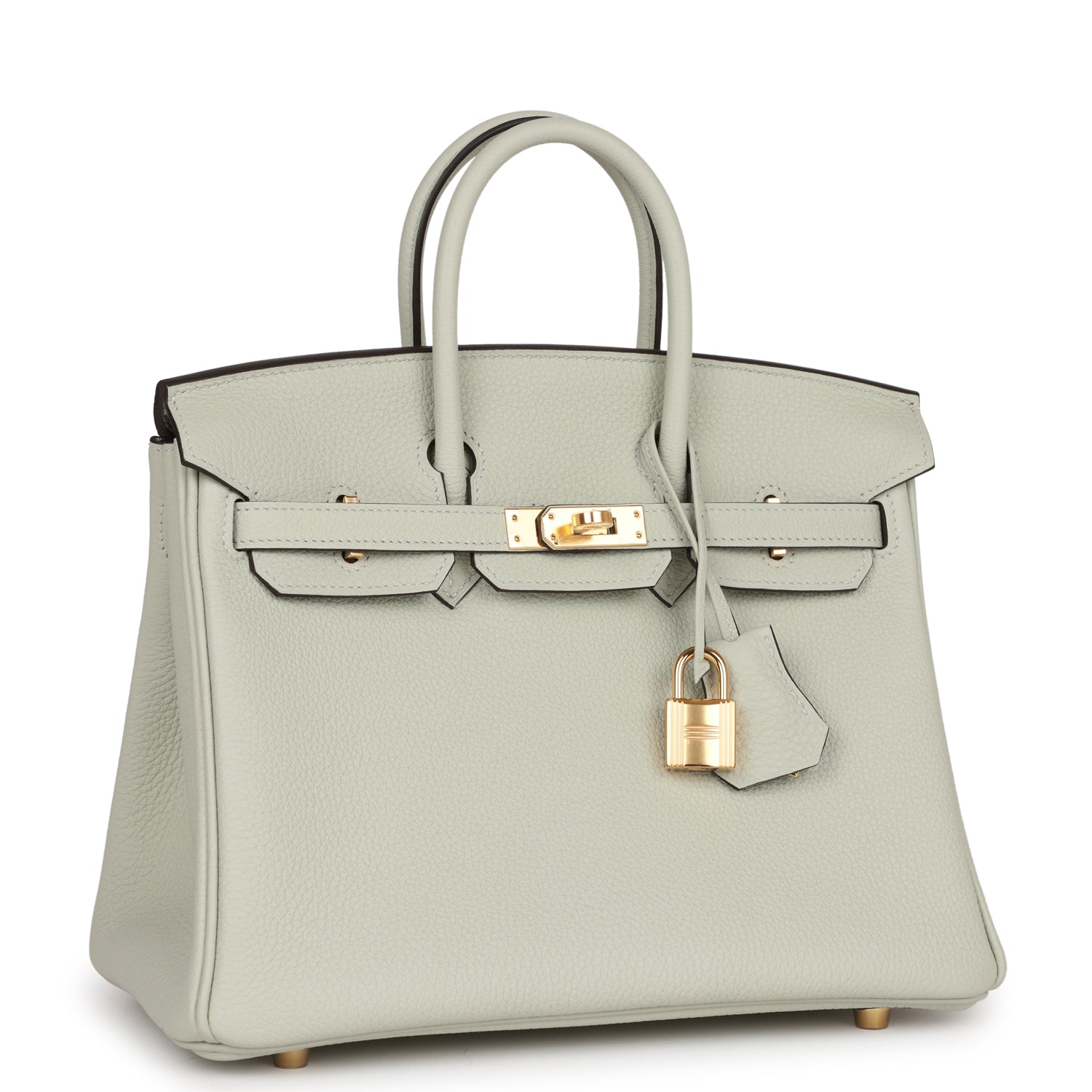 Hermes Birkin Gris Neve Togo Hardware Handbag Gold Travel Bag Togo Gold Hardware