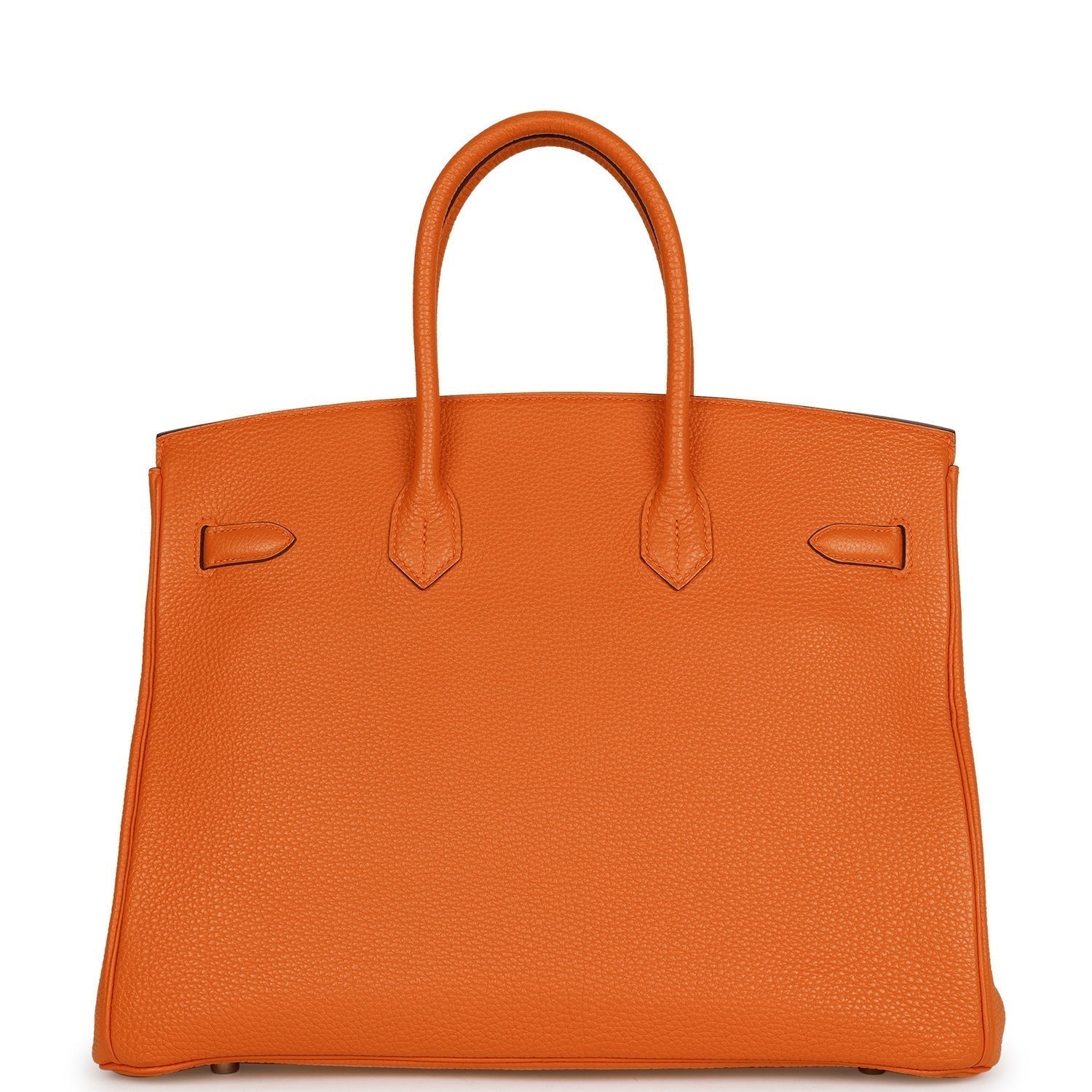 Hermes Top Quality Luxury Birkin Orange H Togo Travel Bag