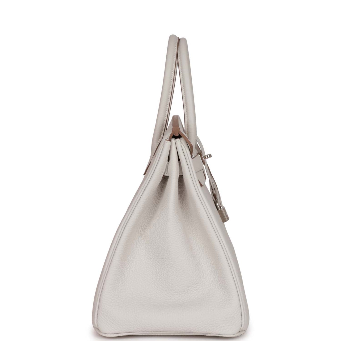 Hermes Birkin Gris Pale Togo Palladium Hardware Handbag Travel Bag