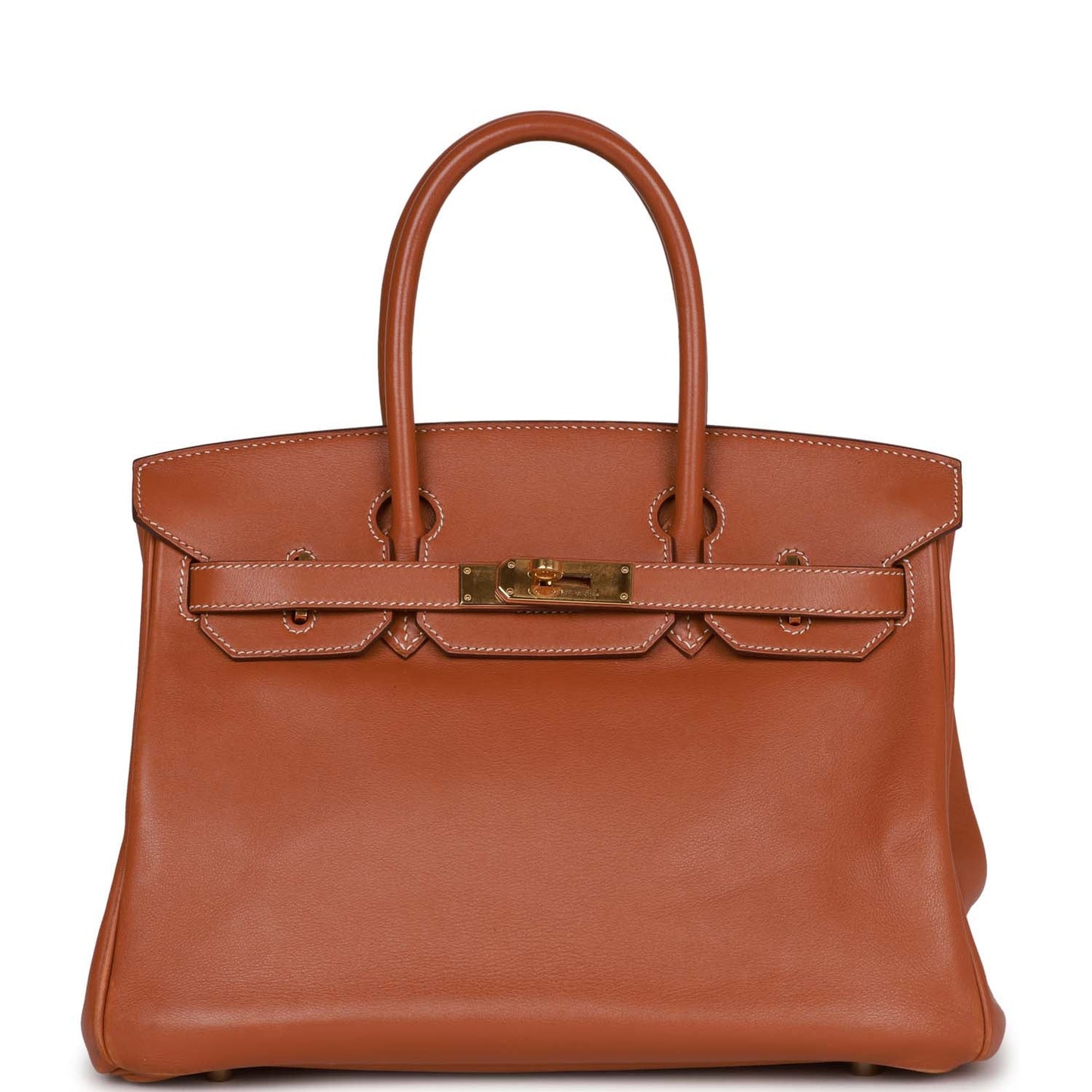 Hermes Birkin Fauve Swift Hardware Handbag Gold Travel Bag