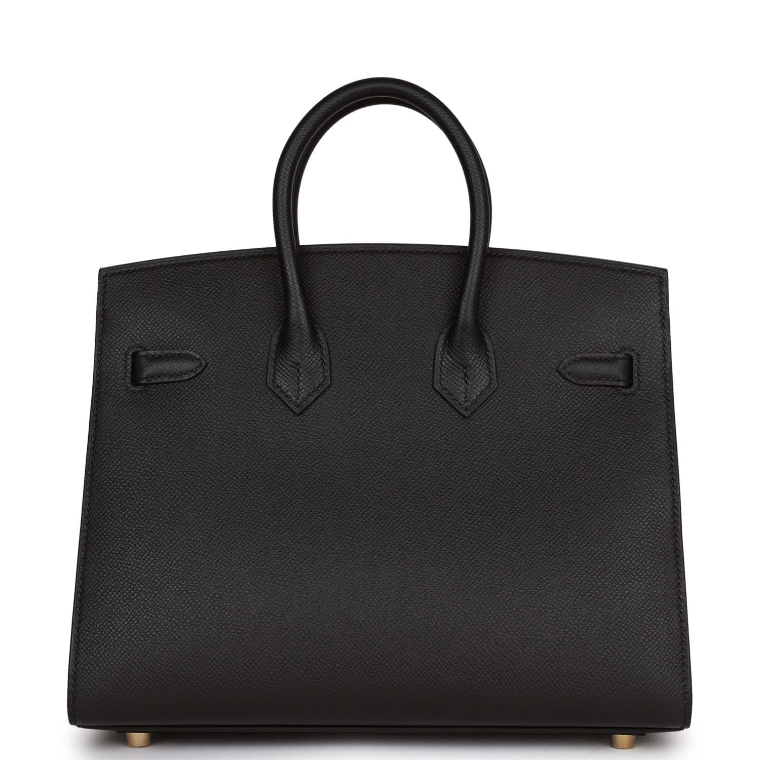 Hermes Birkin Sellier Epsom Hardware Handbag Black Gold Travel Bag Hardware 5