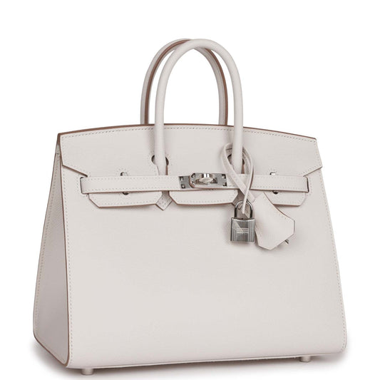 Hermes Birkin Sellier Gris Pale Epsom Palladium Hardware Handbag Travel Bag