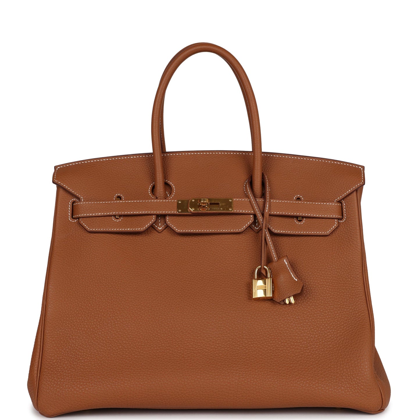 Hermes Birkin Togo Hardware Handbag Gold Travel Bag