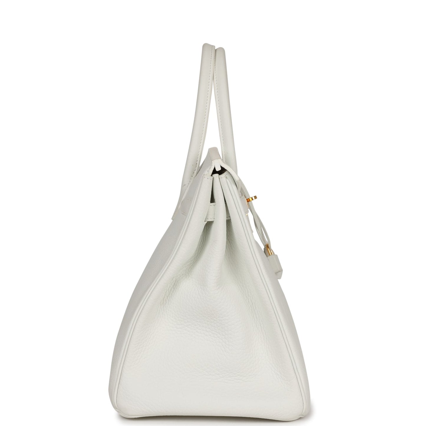 Hermes Birkin Clemence Hardware Handbag White Gold Travel Bag Hardware 1