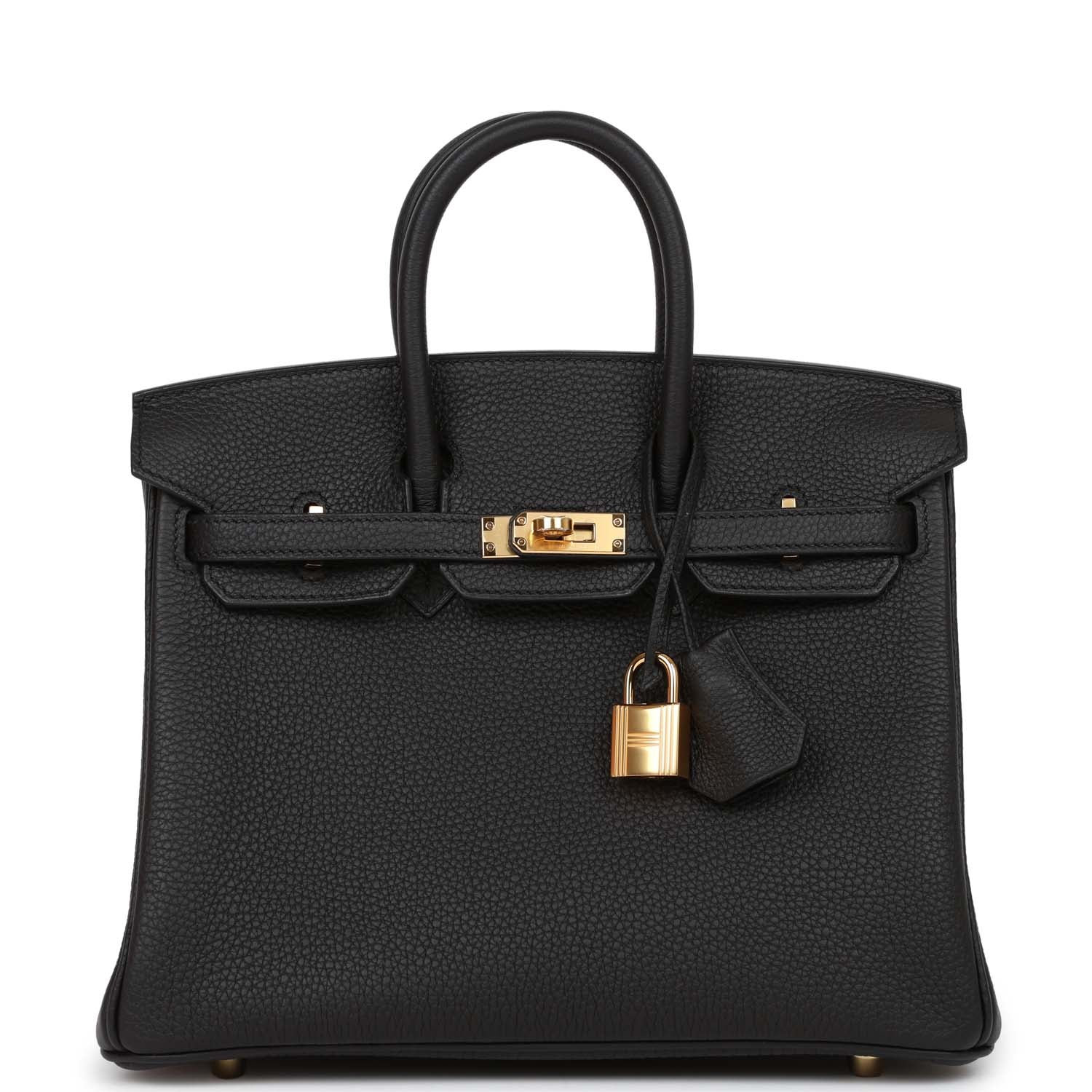 Hermes Birkin Togo Hardware Handbag Black Gold Travel Bag Palladium Hardware 16