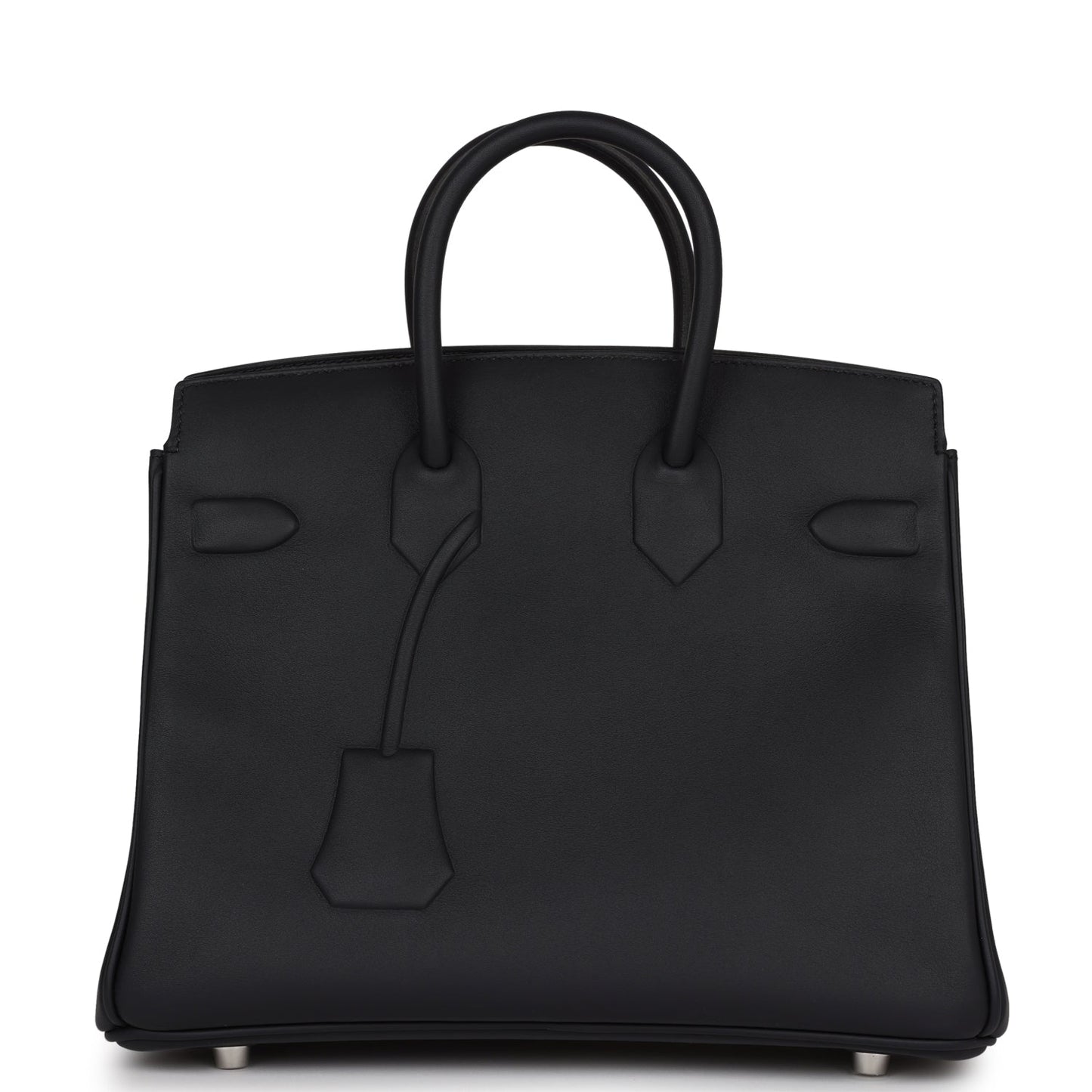 Hermes Luxury Birkin Shadow Caban Swift Palladium Hardware Travel Bag