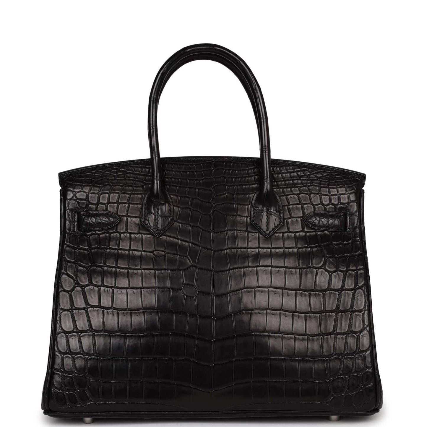 Hermes Top Quality Luxury Birkin Cm Matte Niloticus Black Travel Bag