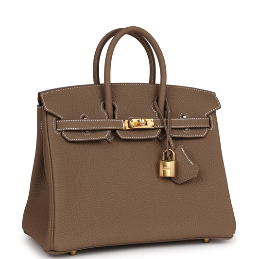 Hermes Birkin Etoupe Togo Hardware Handbag Gold Travel Bag Gold Hardware 5