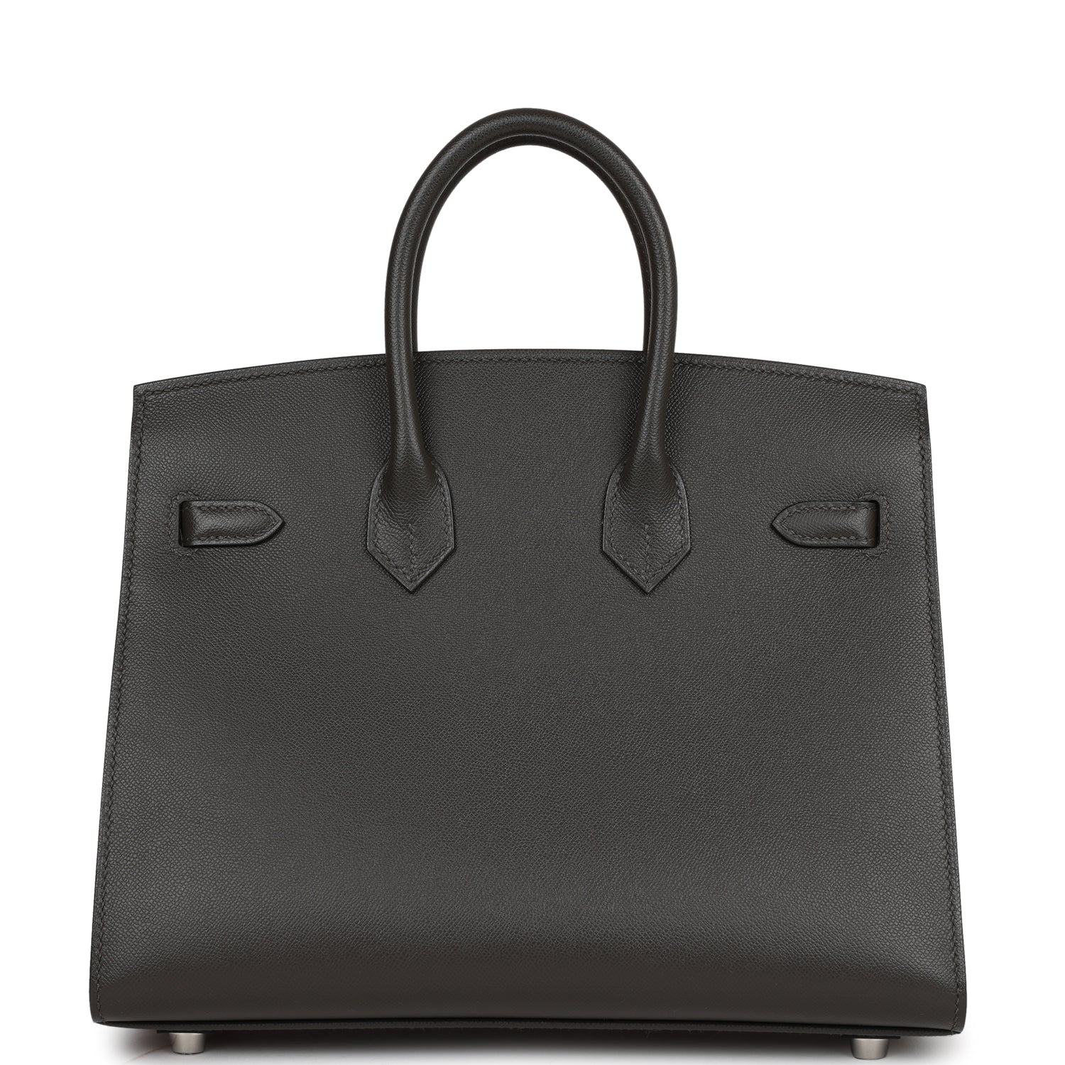 Hermes Birkin Sellier Gris Meyer Madame Palladium Hardware Handbag Travel Bag