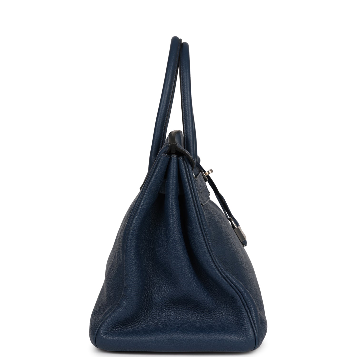 Hermes Top Quality Luxury Birkin Bleu De Prusse Travel Bag