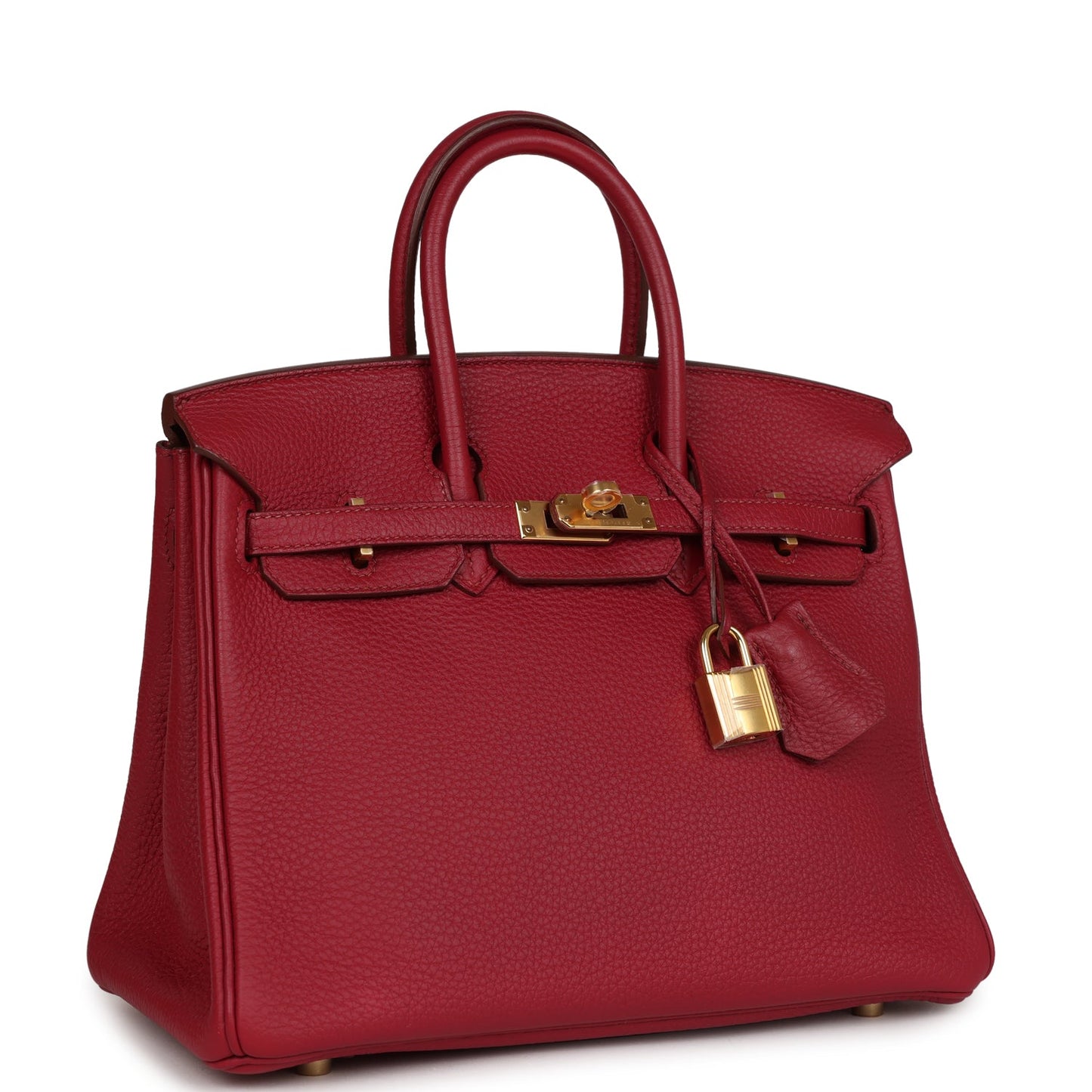 Hermes Top Quality Luxury Birkin Rubis Togo Hardware Gold Travel Bag