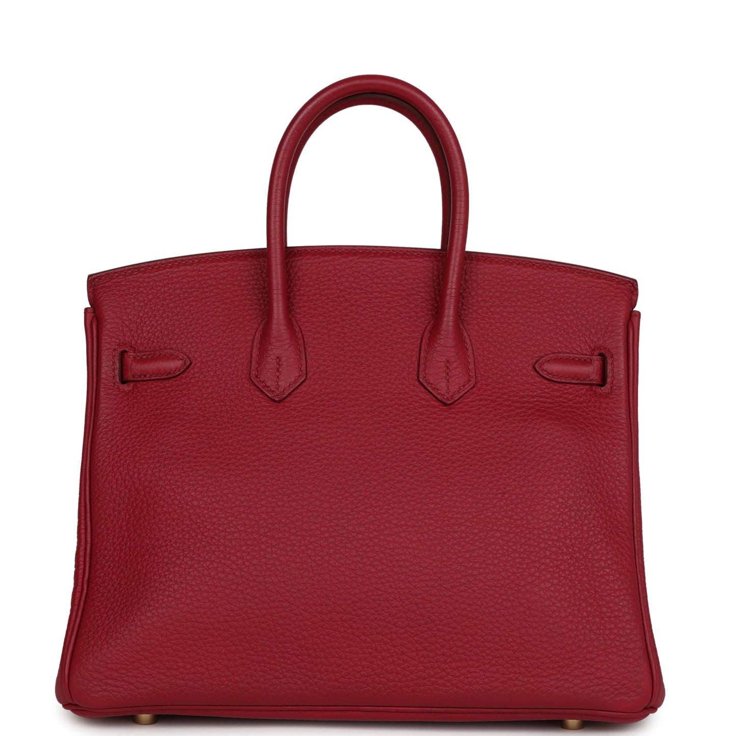 Hermes Top Quality Luxury Birkin Rubis Togo Hardware Gold Travel Bag