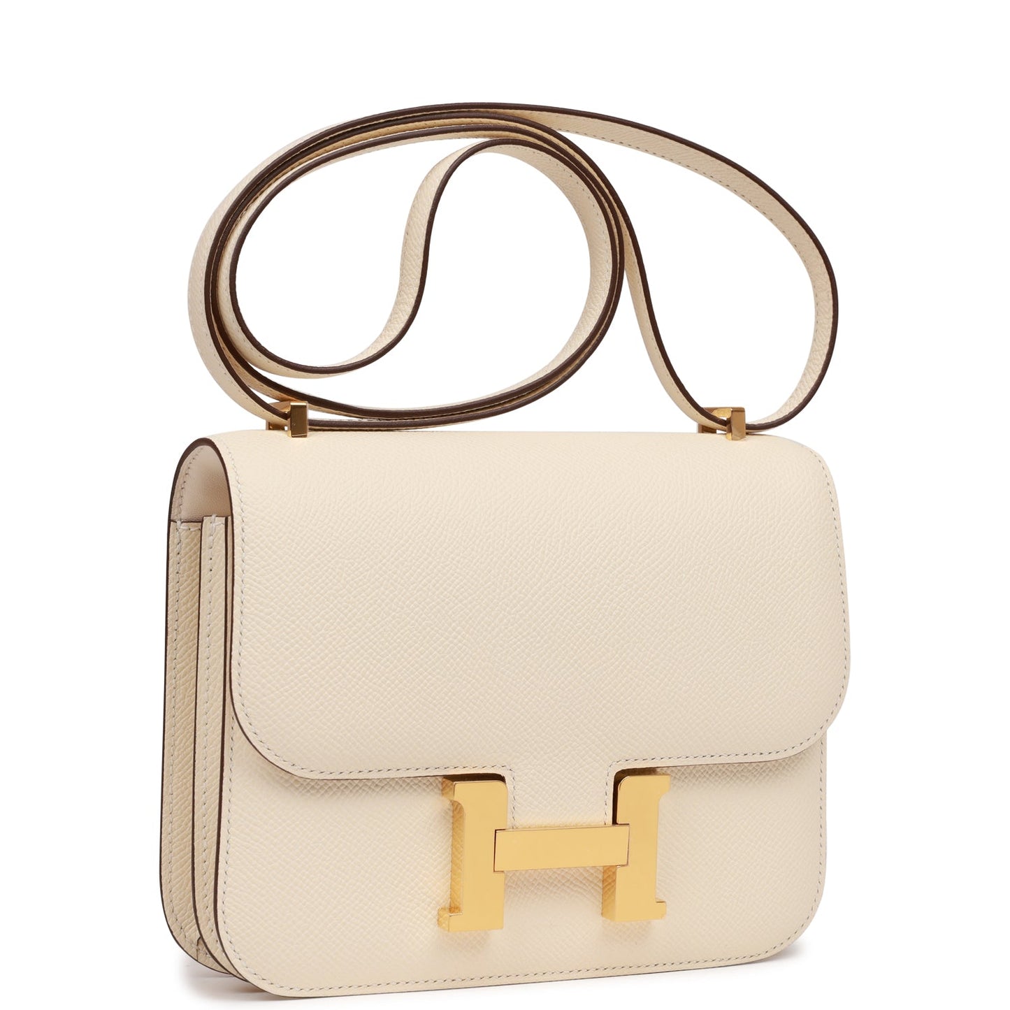 Hermes Constance Nata Epsom Hardware Crossbody Bag Gold Gold Hardware