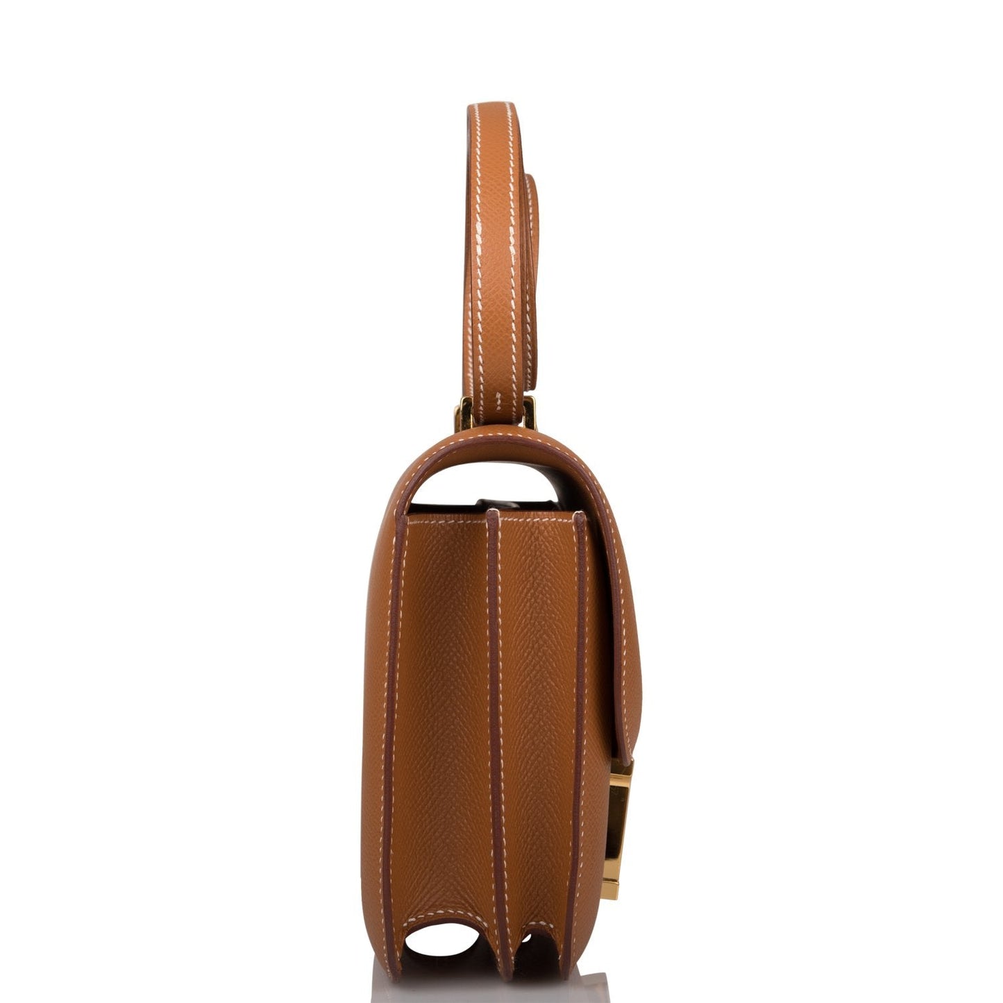 Hermes Constance Epsom Hardware Handbag Gold Travel Bag 4