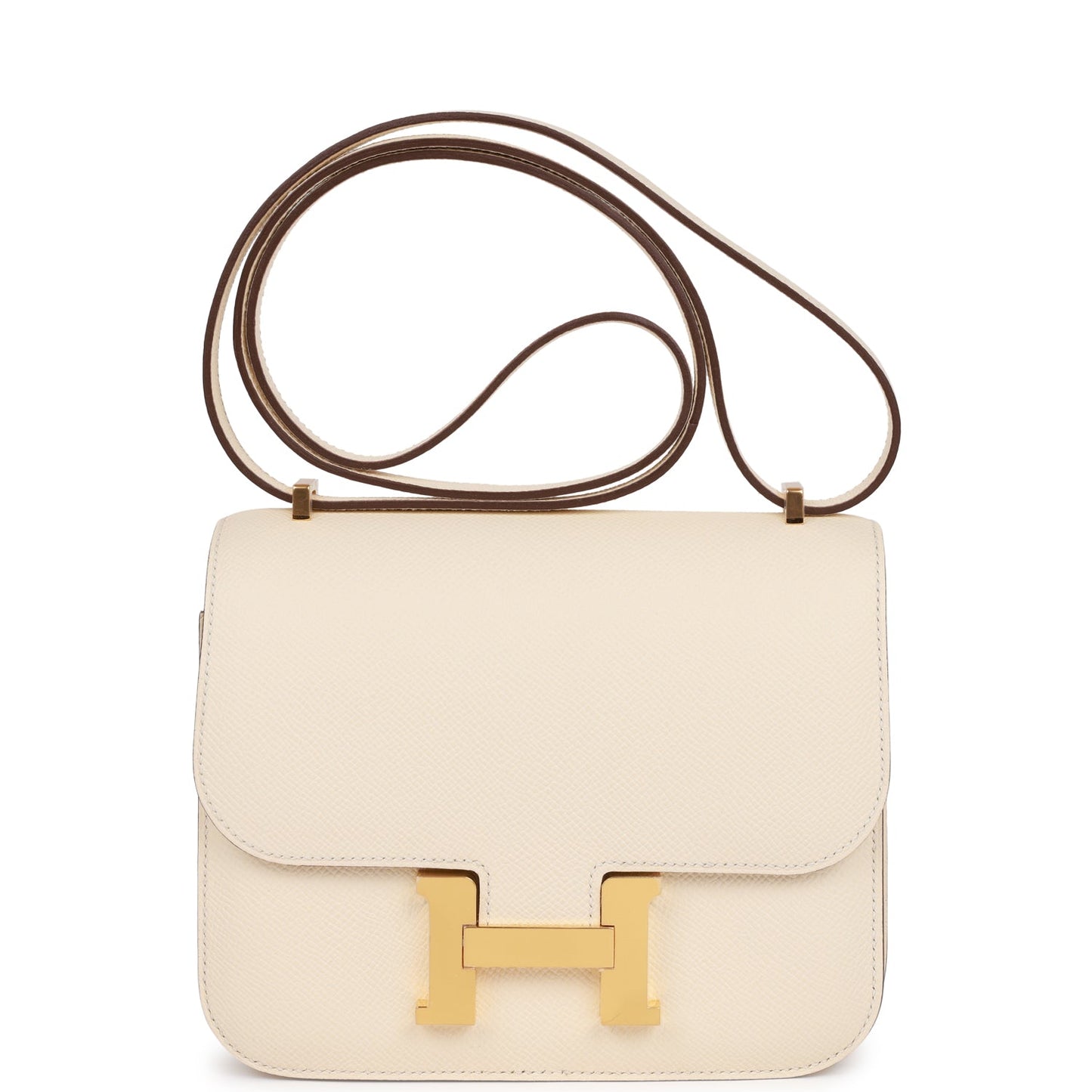 Hermes Constance Nata Epsom Hardware Handbag Gold Travel Bag