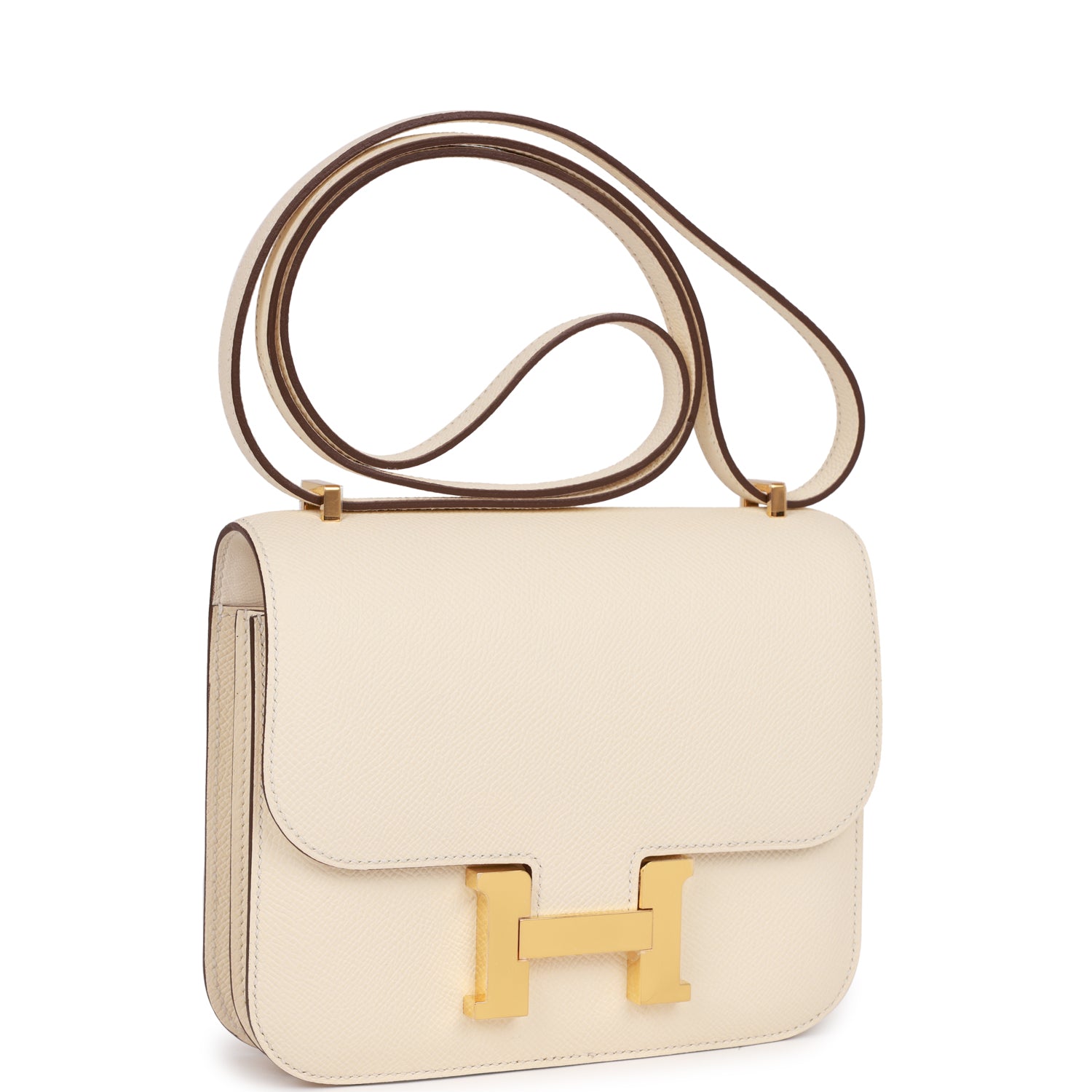 Hermes Constance Nata Epsom Hardware Handbag Gold Travel Bag