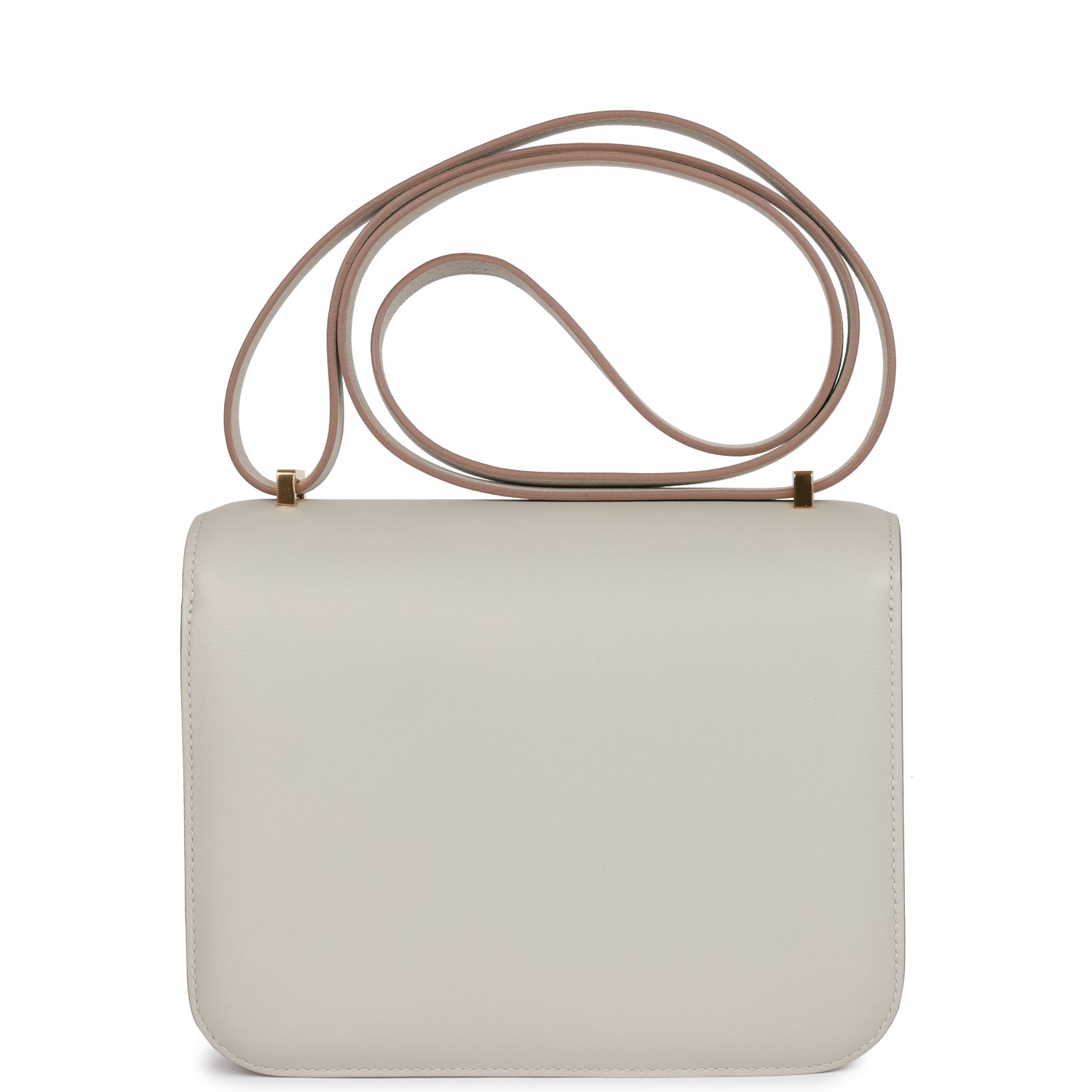 Hermes Constance Gris Perle Swift Hardware Handbag Gold Travel Bag