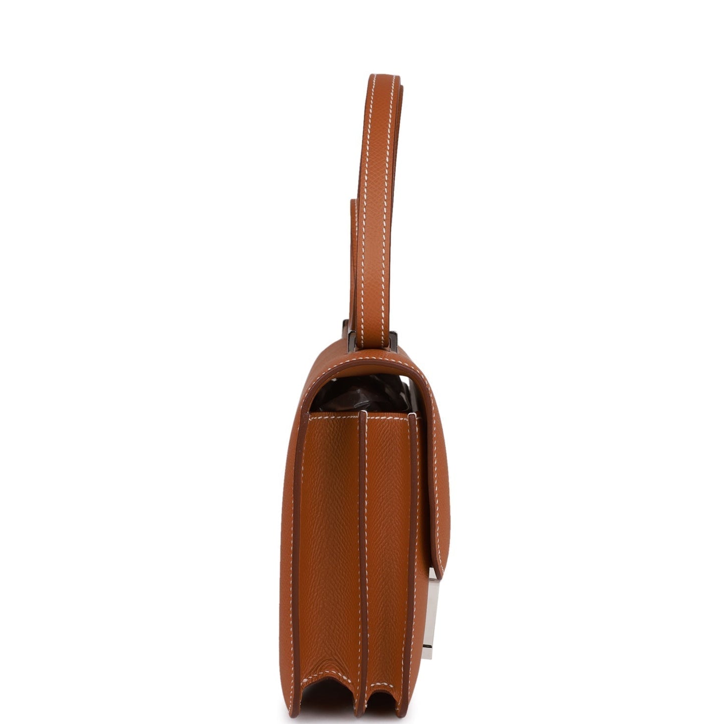 Hermes Constance Epsom Palladium Hardware Handbag Gold Travel Bag Palladium Hardware