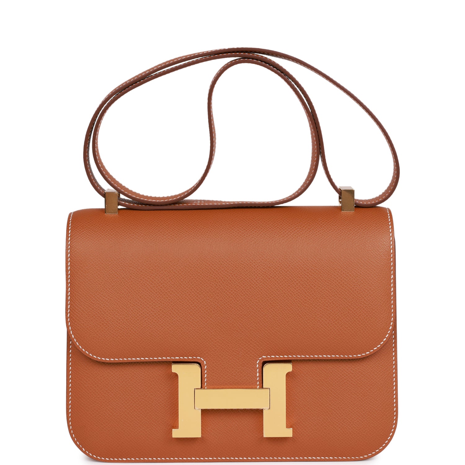 Hermes Constance Epsom Hardware Handbag Gold Travel Bag Gold Hardware