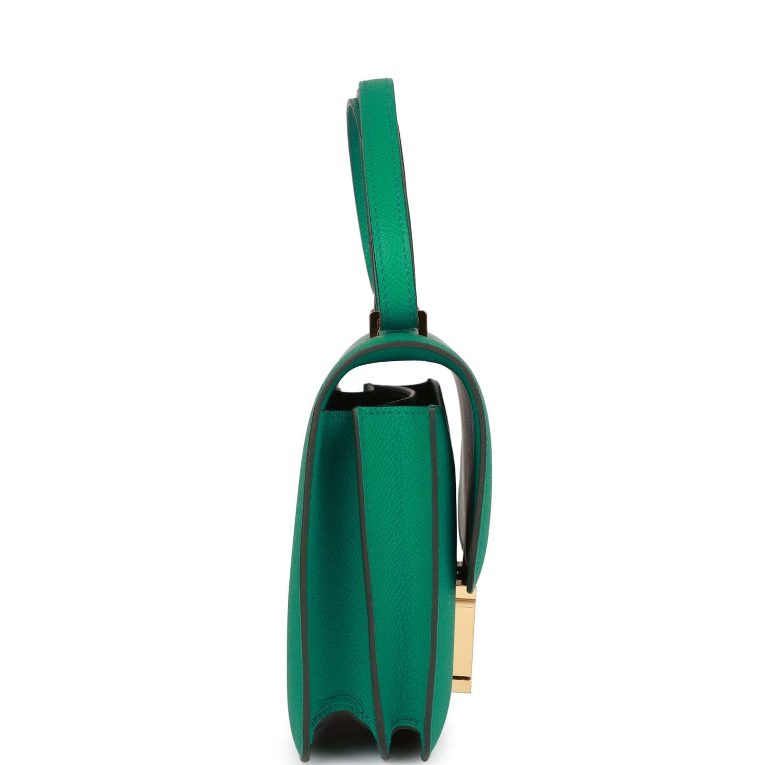 Hermes Constance Vert Jade Epsom Hardware Handbag Gold Travel Bag Hardware 1