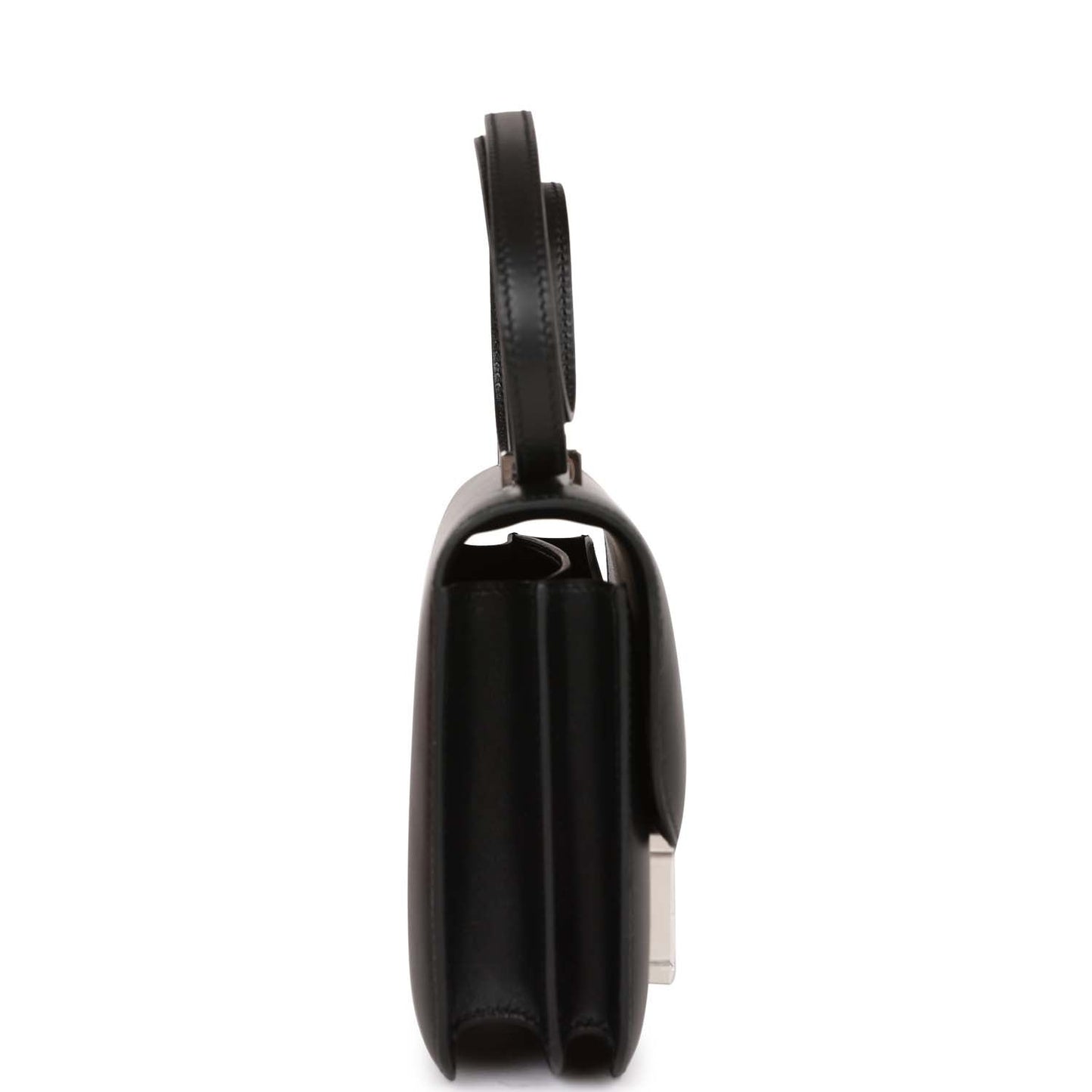 Hermes Constance Studio Disco Swift Palladium Hardware Crossbody Black Crossbody Bag