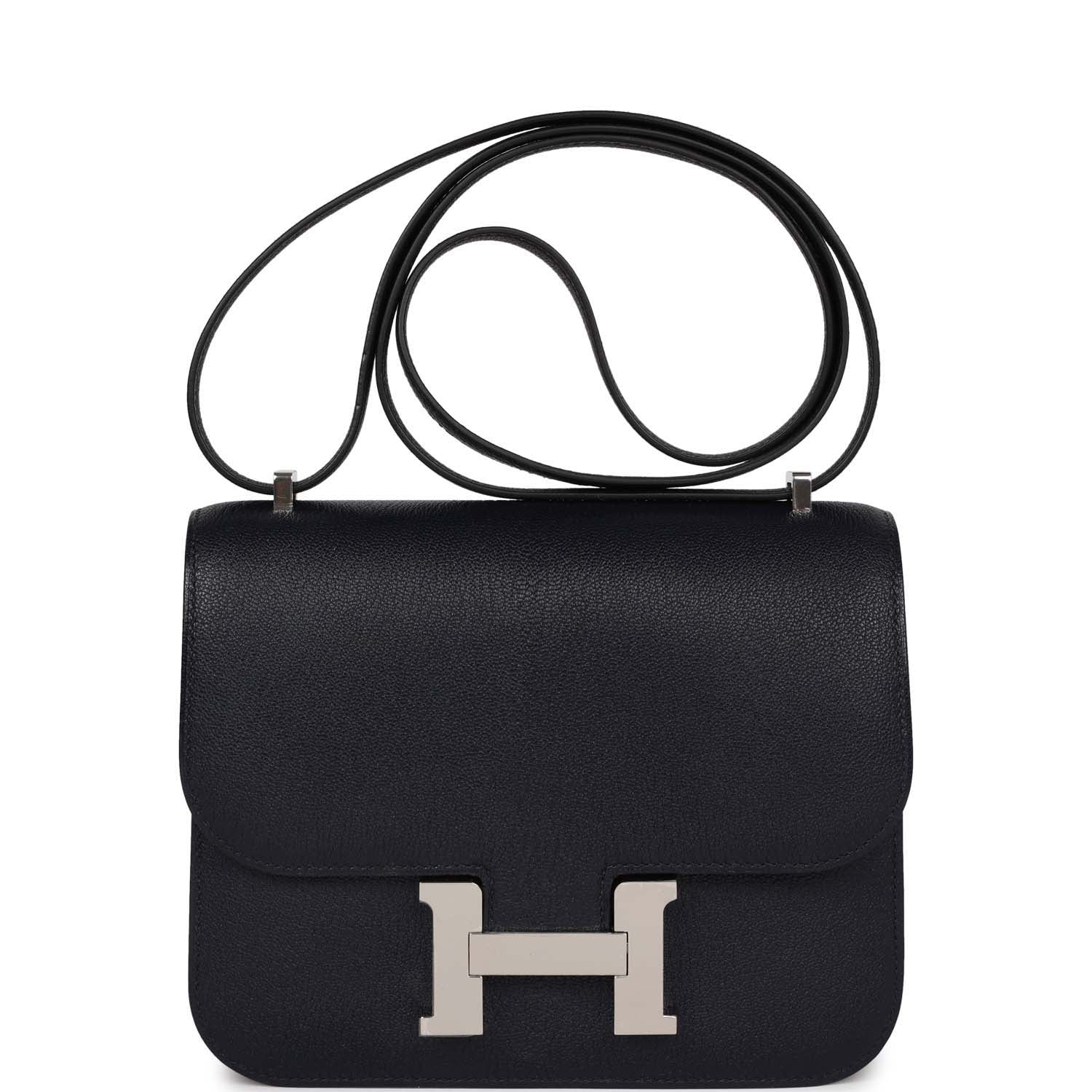 Hermes Special Order Hss Constance Bleu Indigo Verso Travel Bag