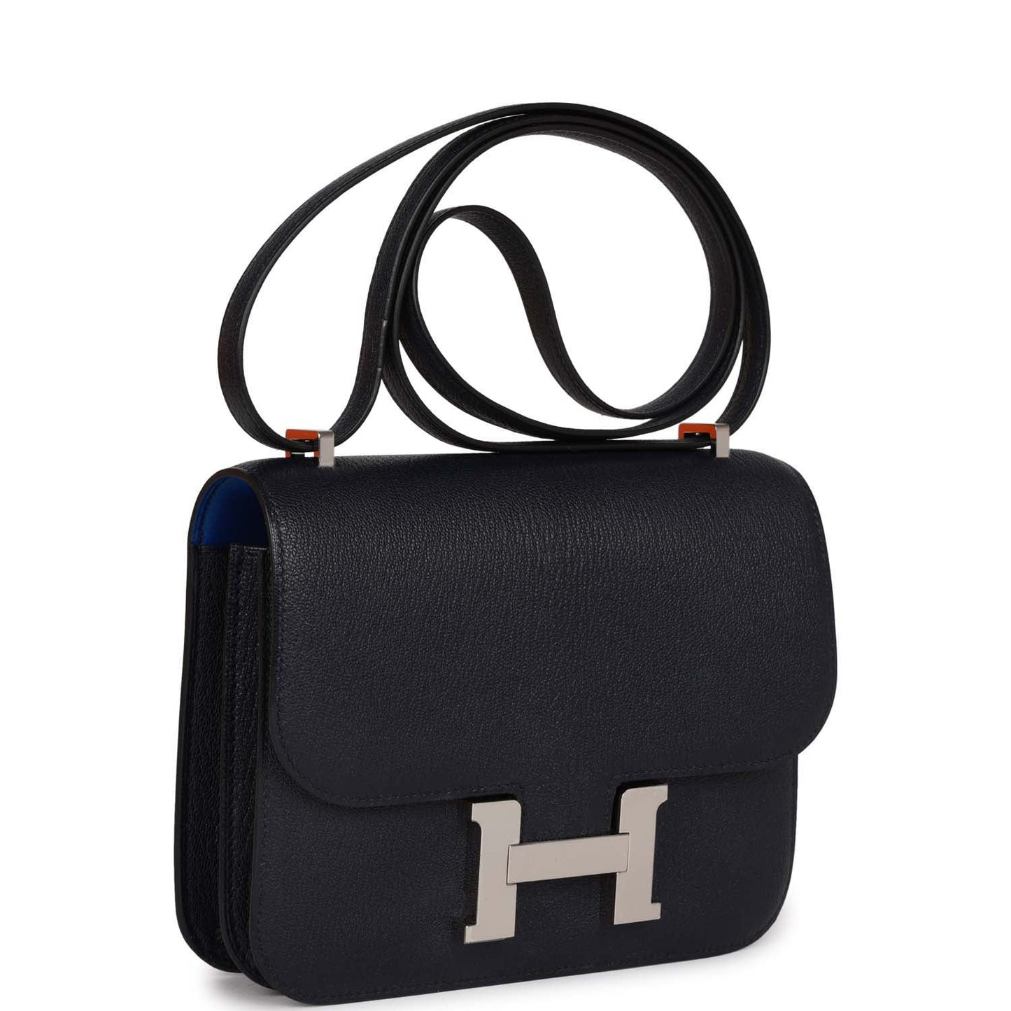 Hermes Special Order Hss Constance Bleu Indigo Verso Travel Bag
