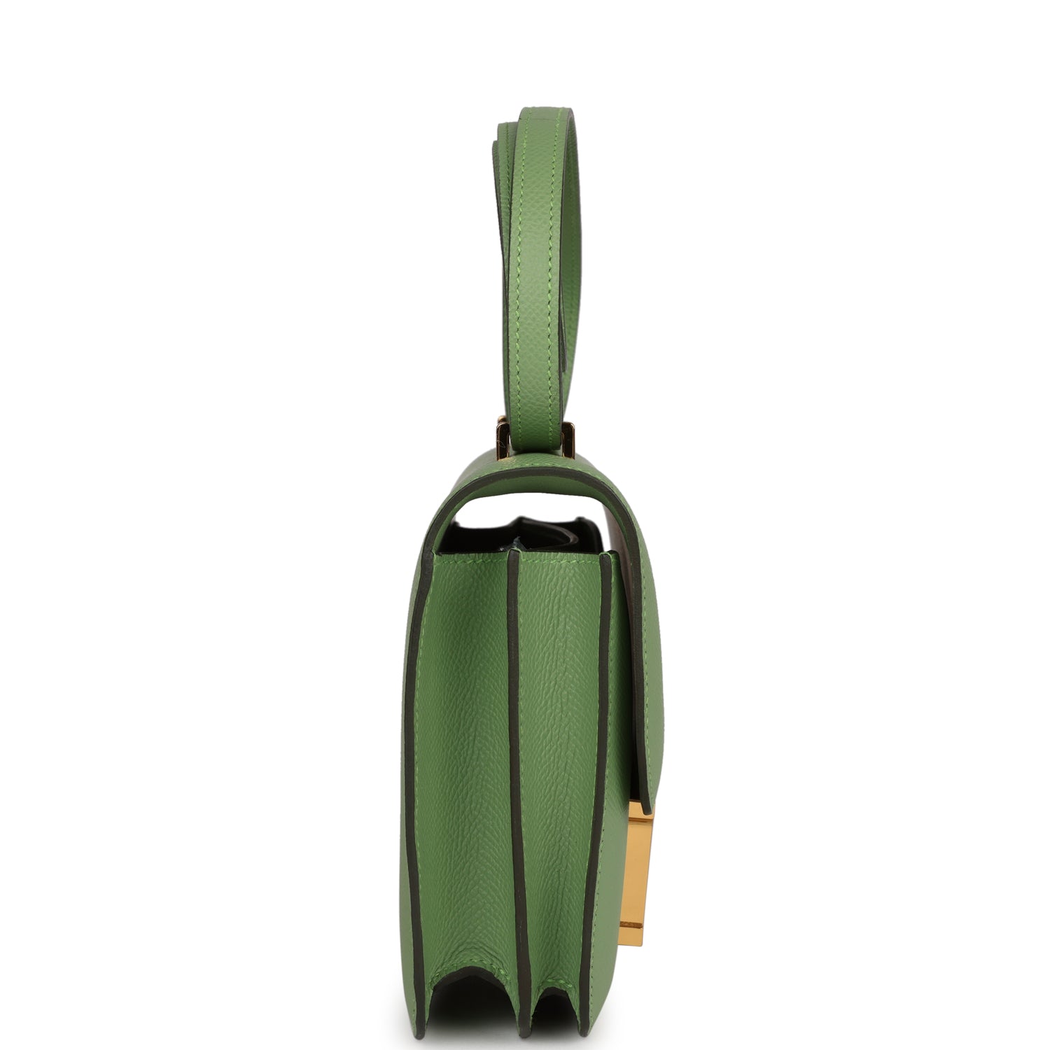 Hermes Constance Vert Criquet Epsom Hardware Handbag Gold Travel Bag