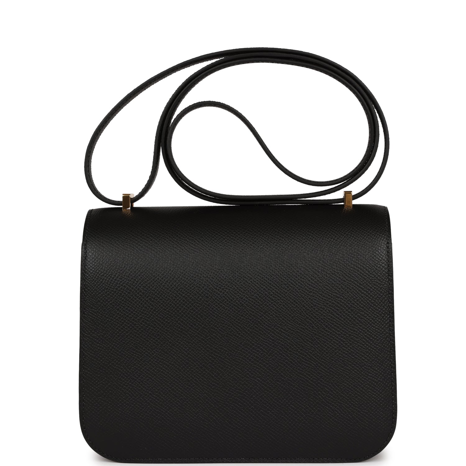 Hermes Constance Epsom Hardware Handbag Black Gold Travel Bag Hardware 4