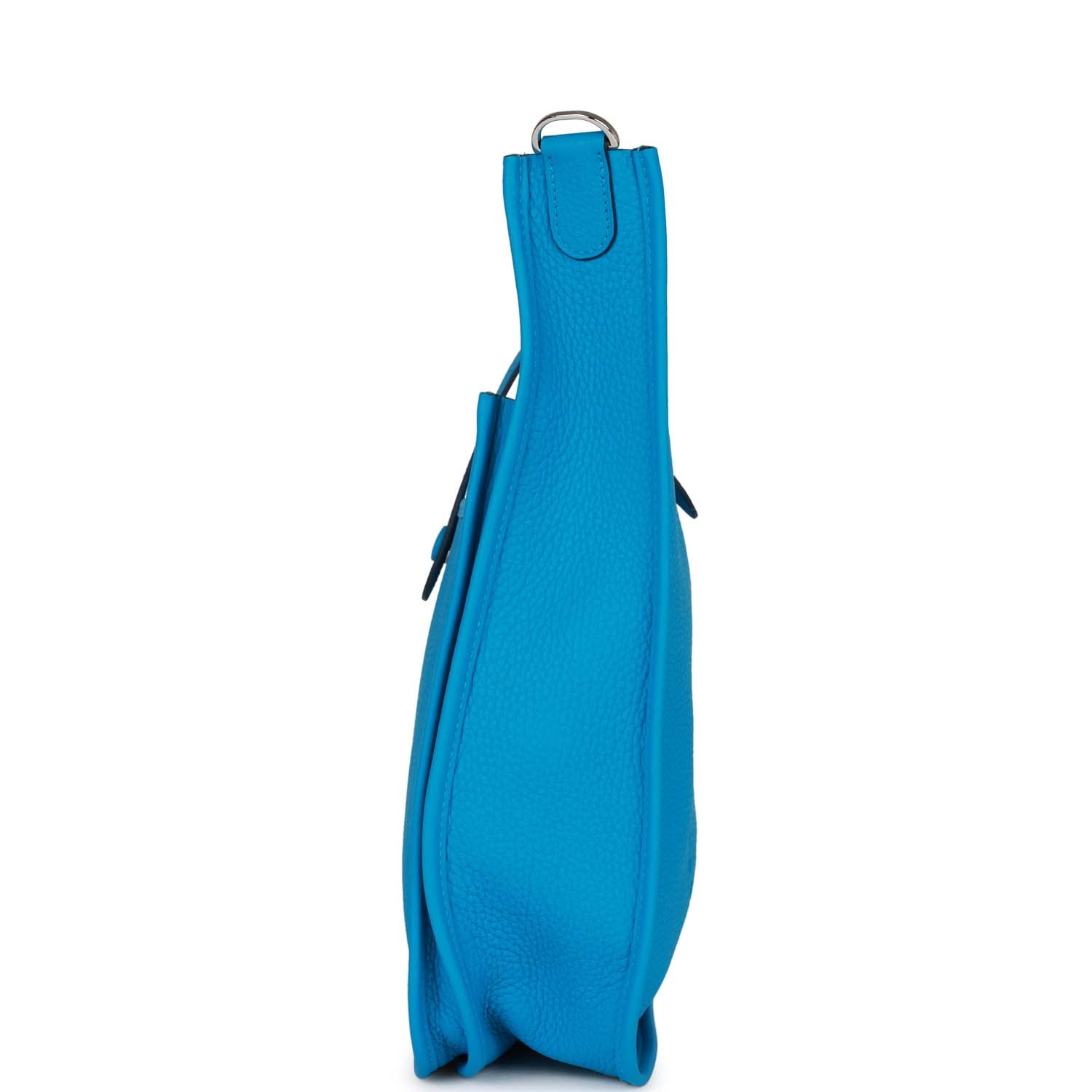 Hermes Luxury Evelyne Iii Gm Bleu Frida Clemence Travel Bag