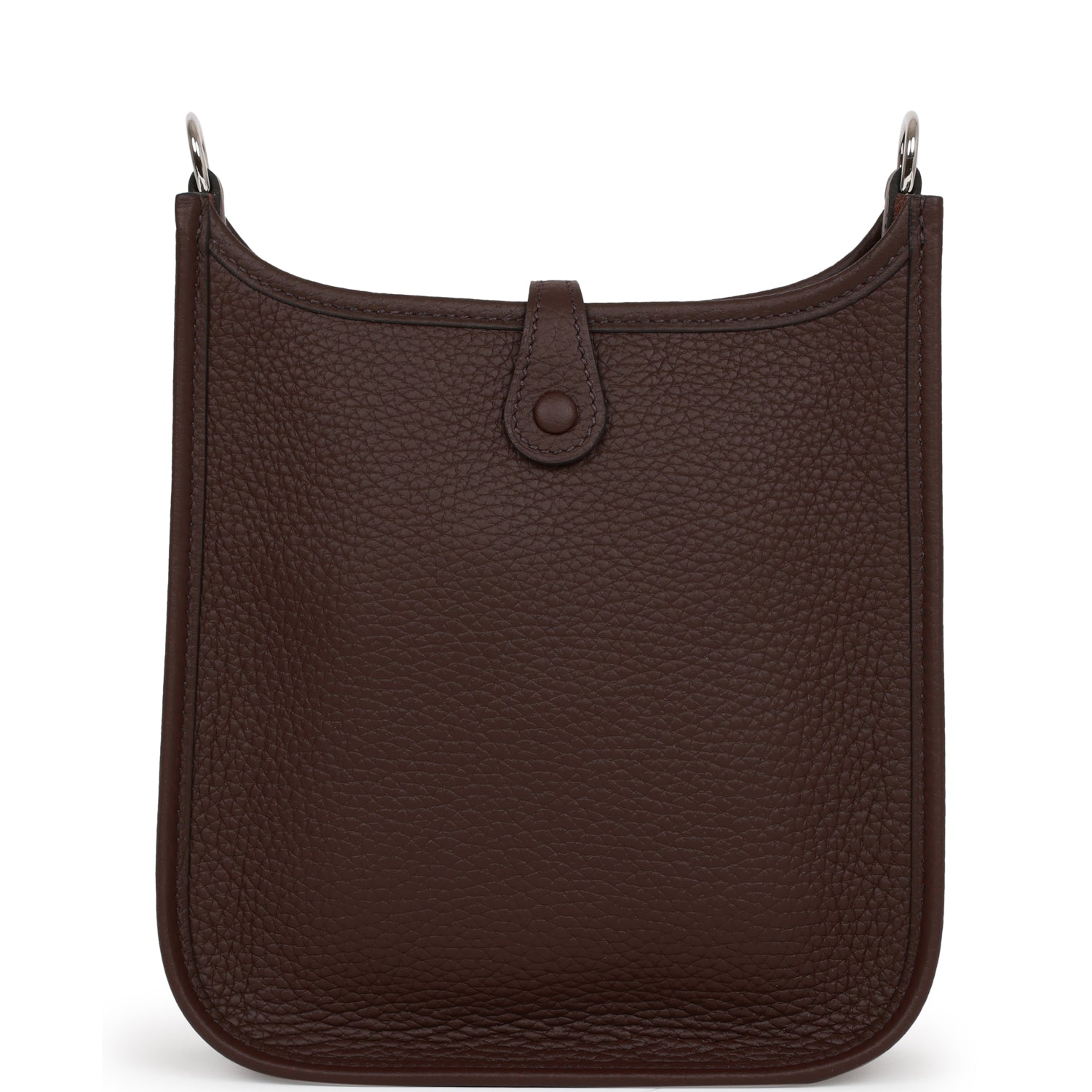 Hermes Luxury Evelyne Tpm Rouge Sellier Clemence Palladium Travel Bag