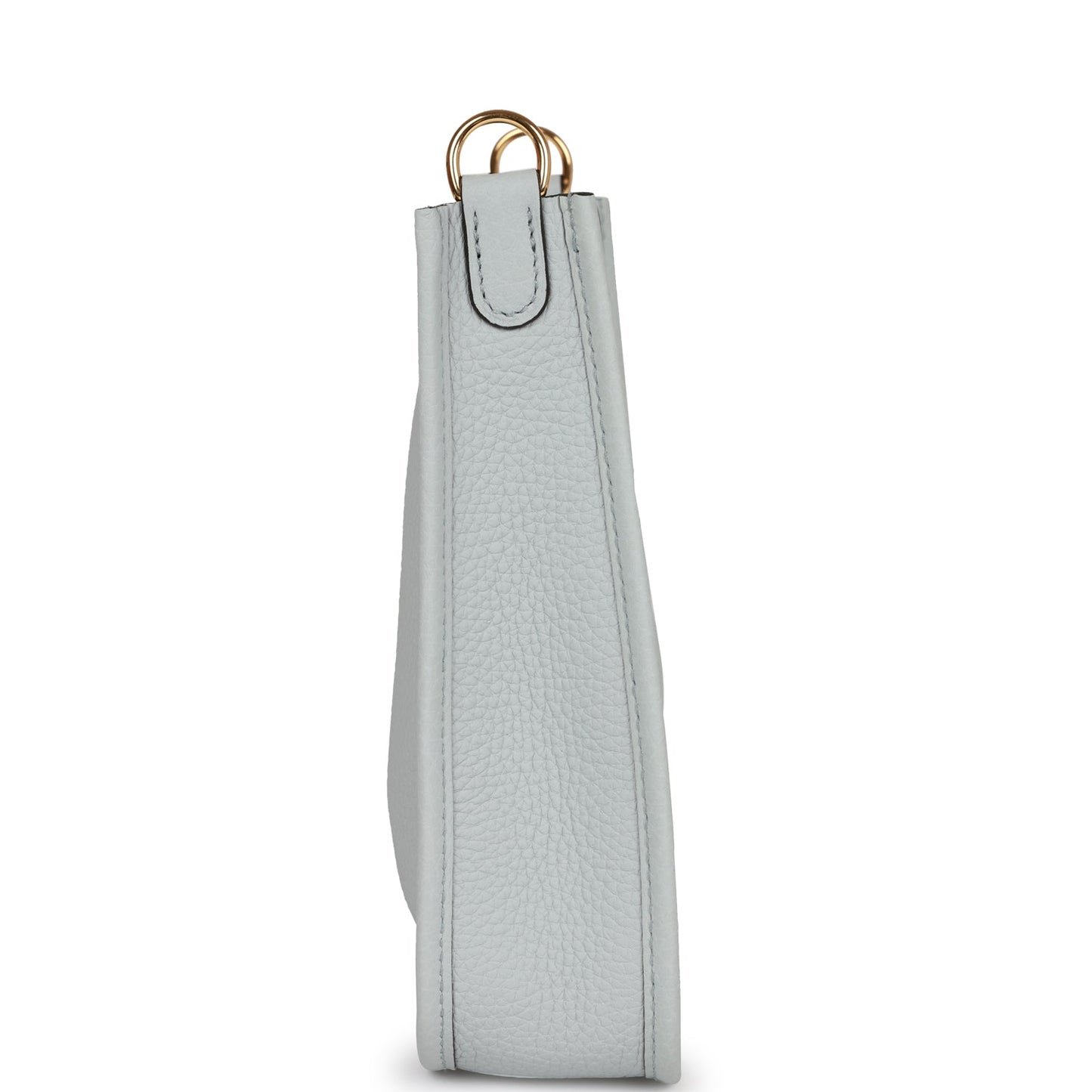 Hermes Luxury Evelyne Tpm Bleu Pale Clemence Hardware Gold Travel Bag