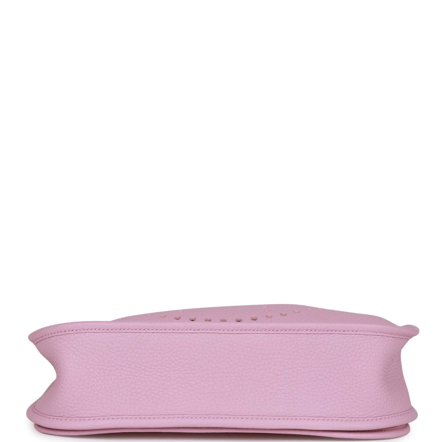 Hermes Luxury Evelyne Iii Pm Mauve Sylvestre Clemence Travel Bag