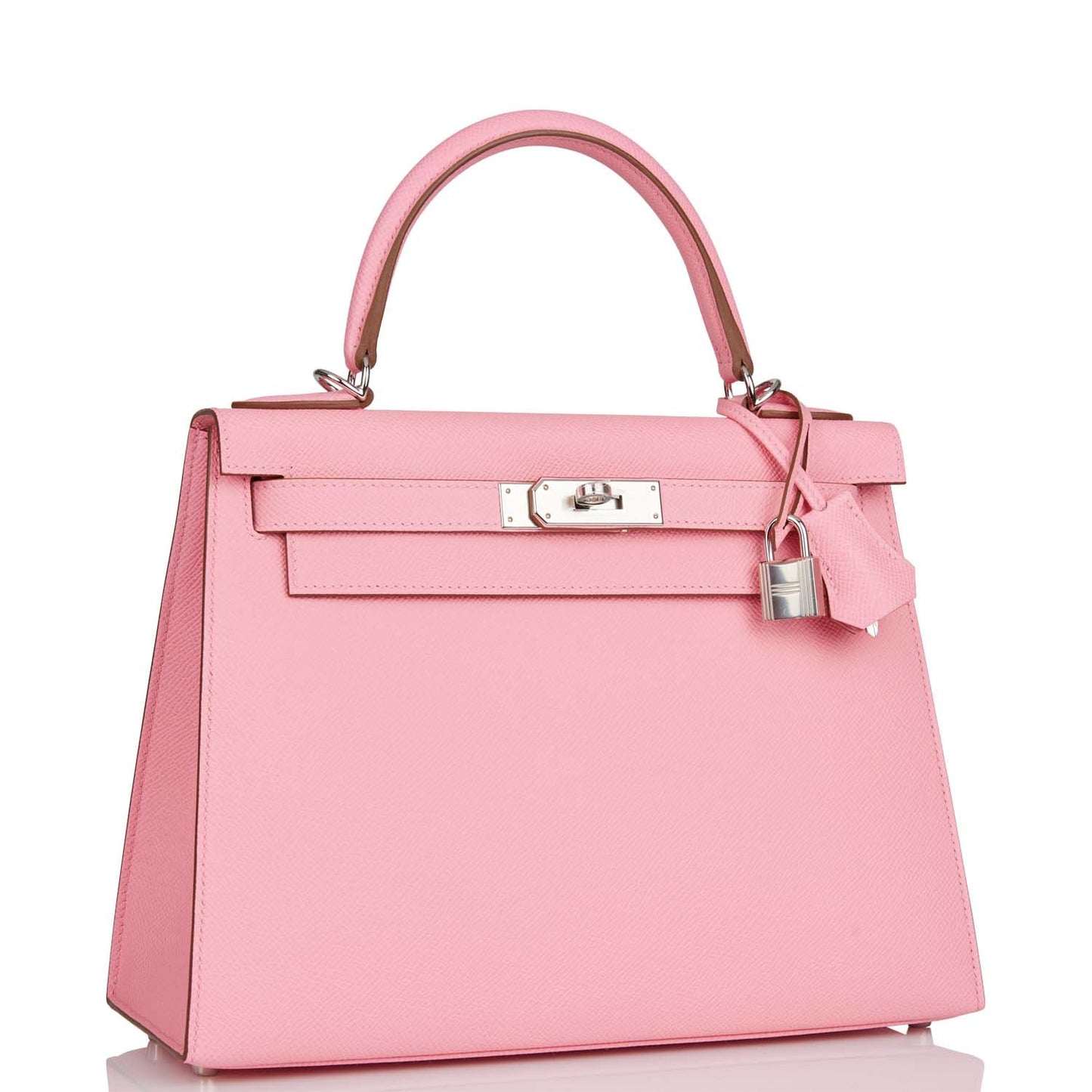 Hermes Kelly Sellier Rose Confetti Epsom Palladium Hardware Travel Bag Payment 1