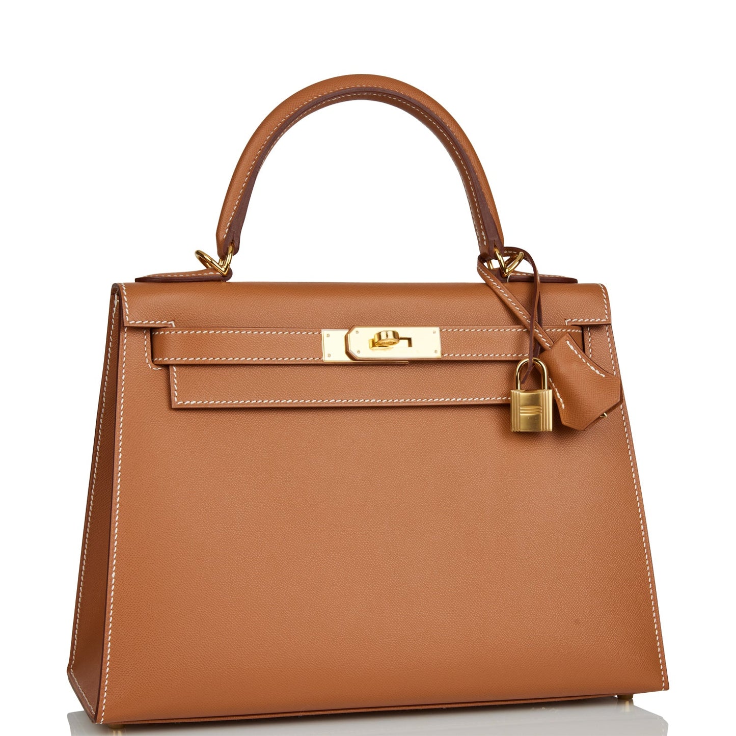 Hermes Kelly Sellier Madame Hardware Handbag Gold Travel Bag