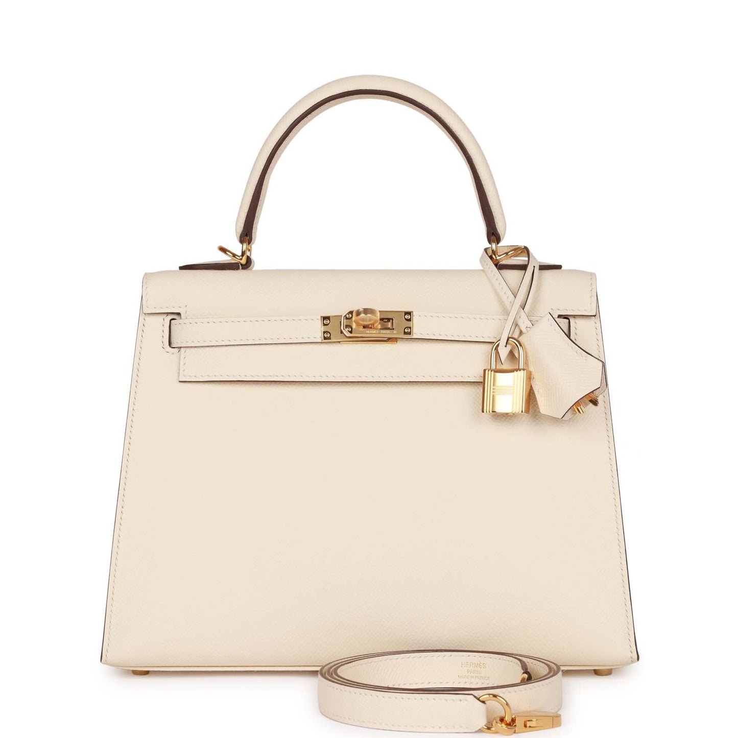 Hermes Kelly Ellier Nata Epsom Hardware Handbag Gold Travel Bag