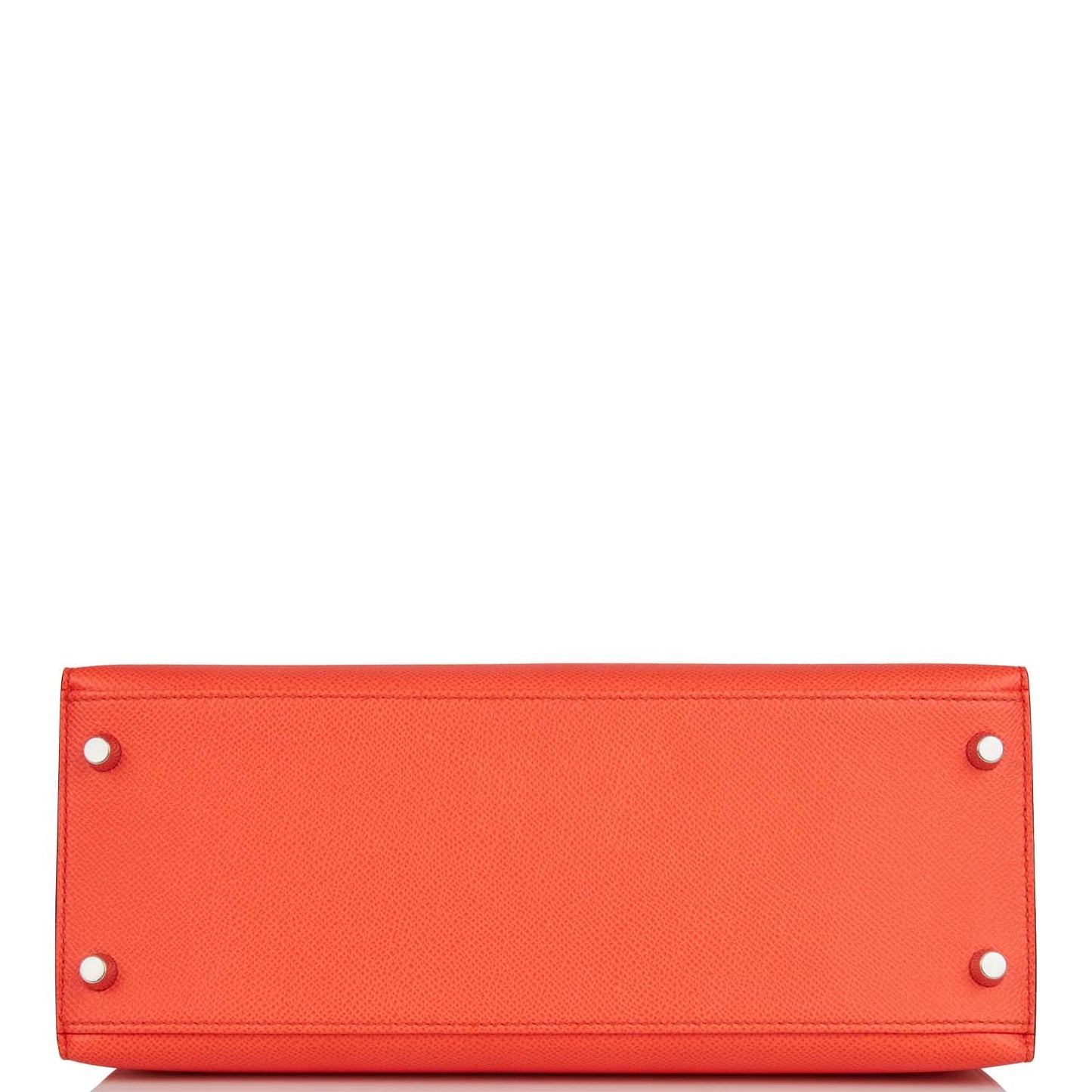 Hermes Kelly Sellier Rose Texas Epsom Palladium Hardware Travel Bag